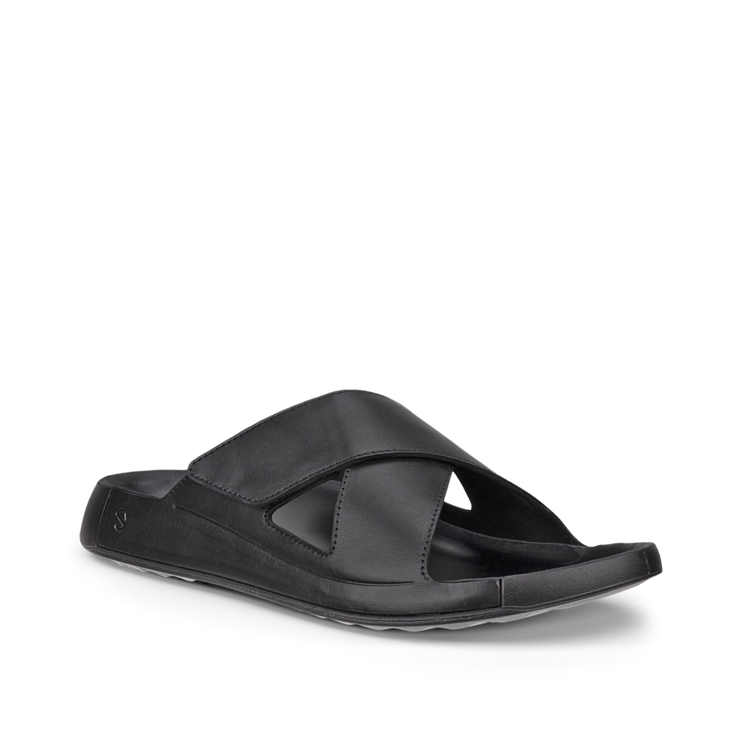 ECCO Men's Cozmo M Black Leather Casual Sneakers - Comfortable Walking Shoes for Work, Travel & Everyday Wear