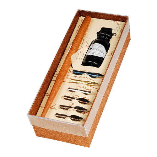Brause Calligraphy Pen Set - Premium Calligraphy Nib & Holder Kit for Beginners & Professionals - Perfect for Wedding Invitations, Hand Lettering & Art Projects