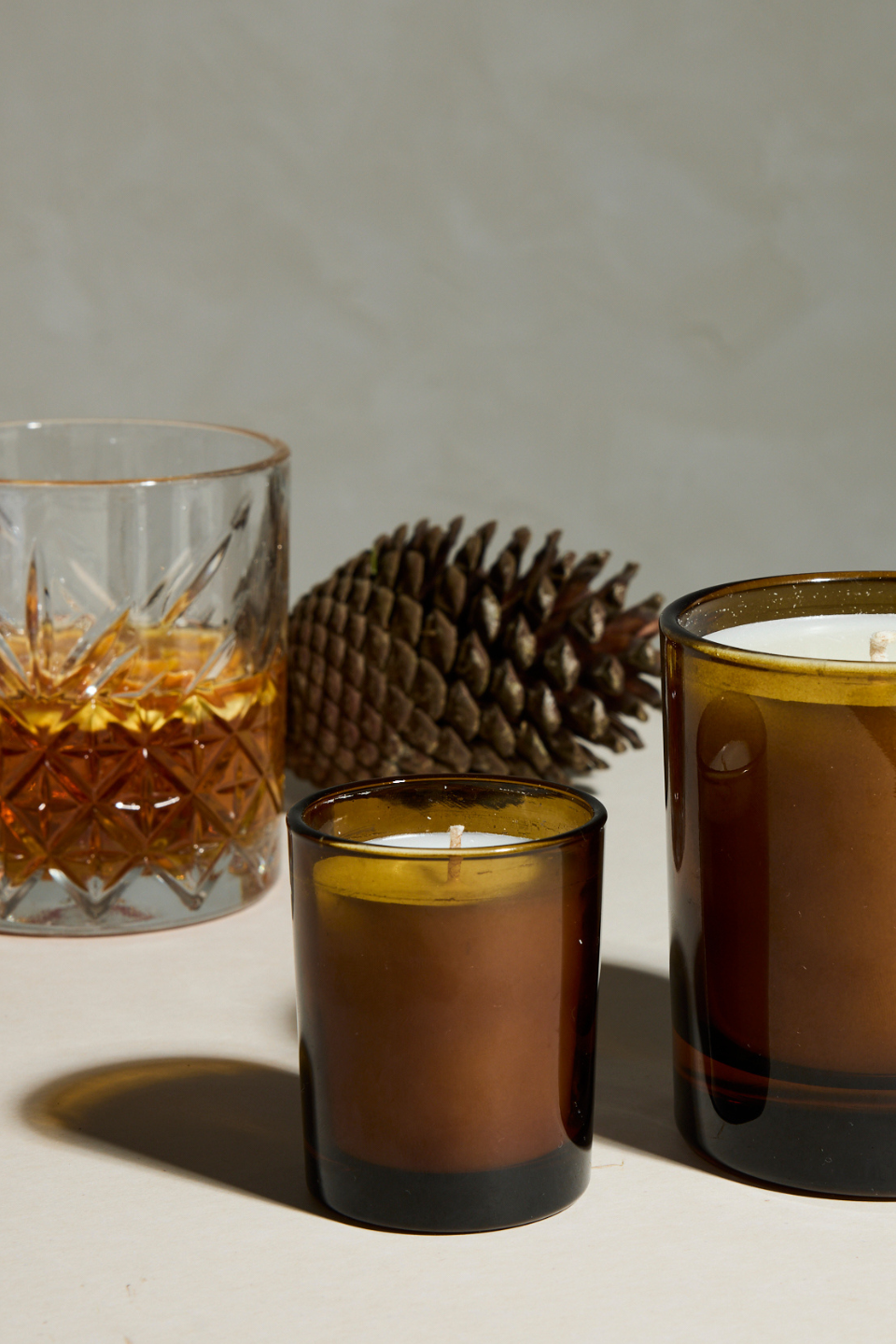 Campfire Cocktails Bourbon & Butterscotch Scented Soy Candle - 60g | Home Decor, Romantic Gifts, Relaxation & Aromatherapy