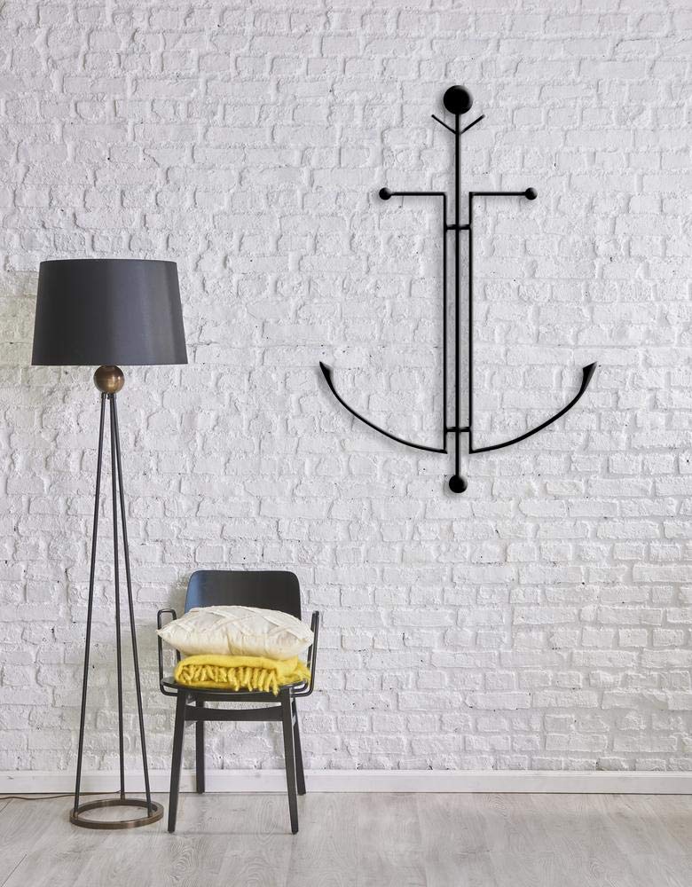 Archtwain Arrow Metal Wall Art - Modern Home & Office Decor for Bedroom, Living Room, Sculpture (39.37 x 16.53 inch) - Perfect for Contemporary Interior Design & Wall Decoration