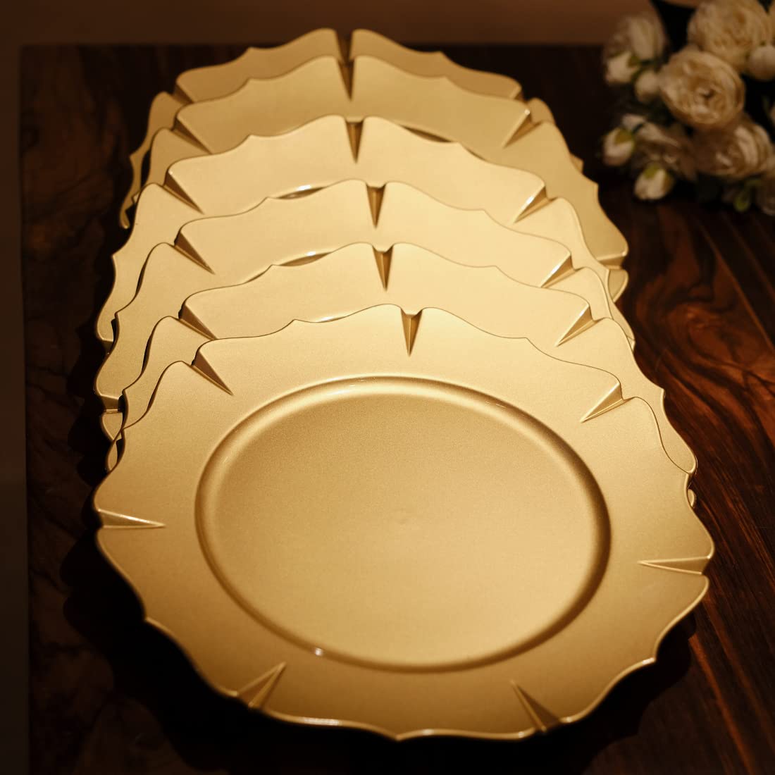 Gold Charger Plates - 13