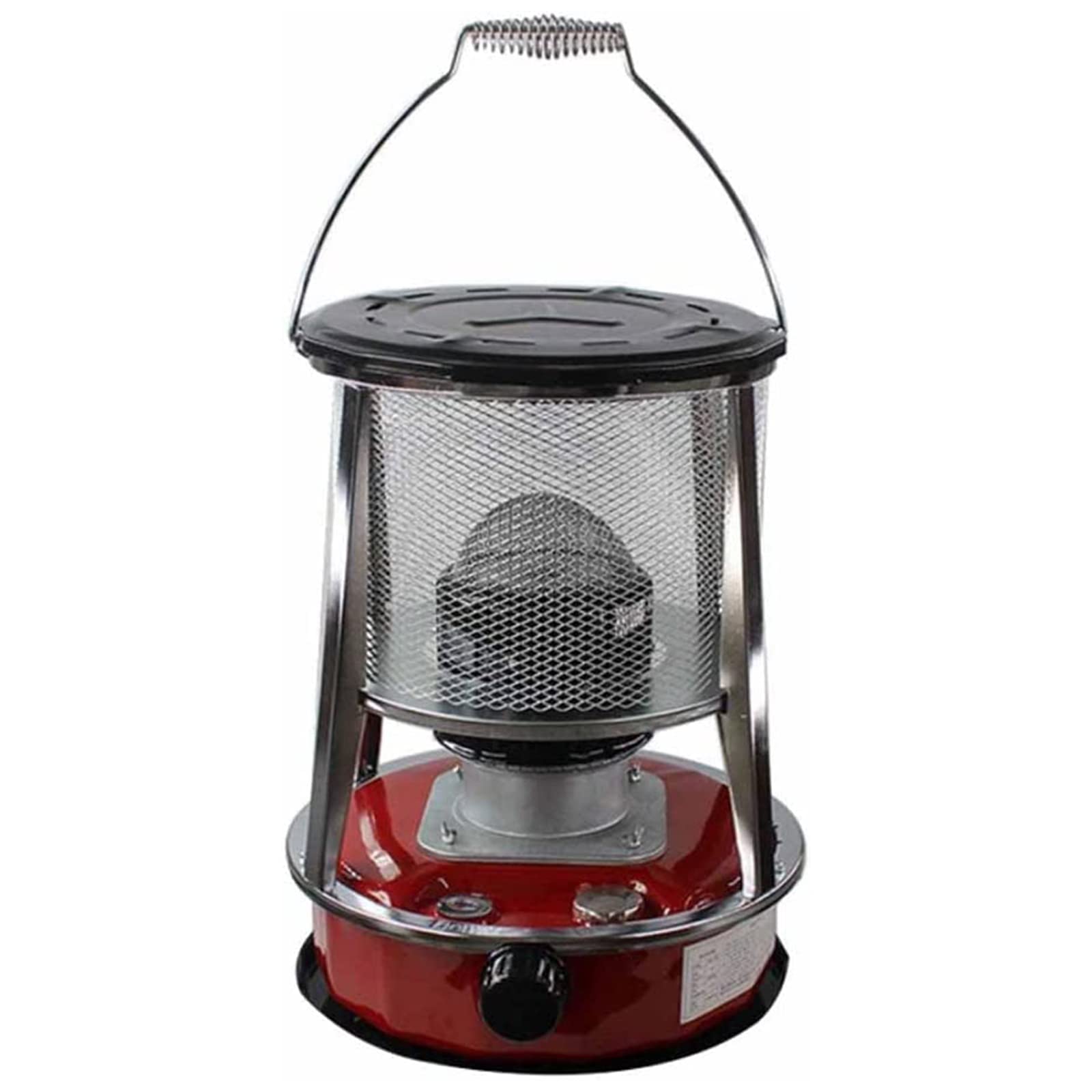 ESGT Portable Kerosene Stove Heater with Storage Bag - Lightweight Stainless Steel Oil Heater with Glass Burner for Indoor & Outdoor Use, Camping, Emergency Heating (6L/4.6L Capacity) - Perfect for Power Outages, Backpacking & RV Trips