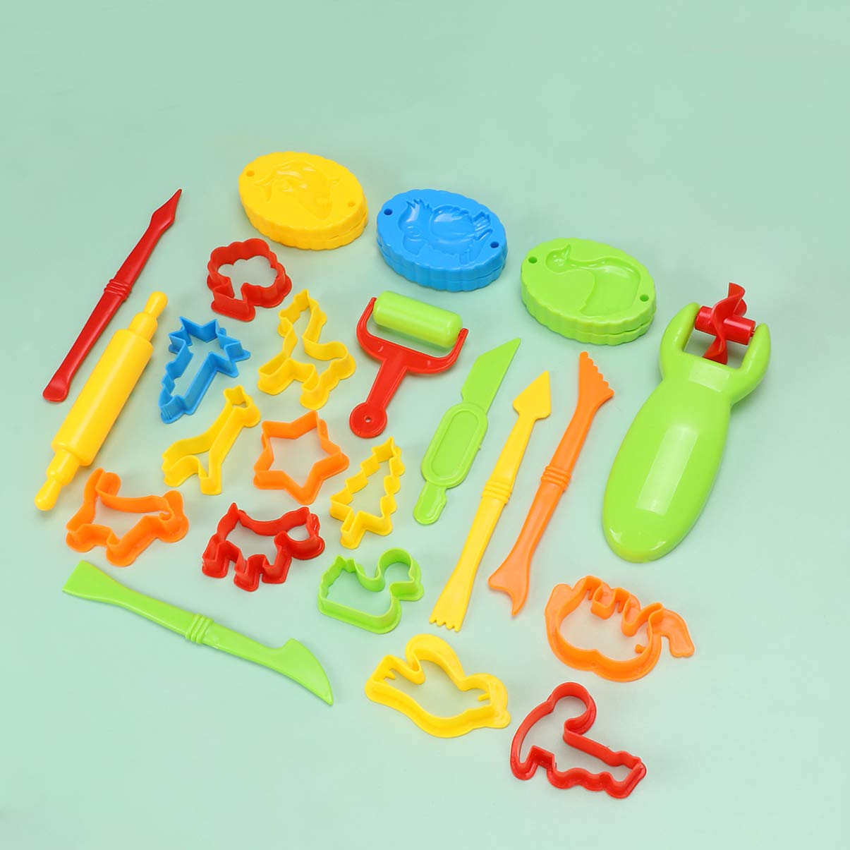PRETYZOOM Kids Educational Toy Set - DIY Clay & Stencil Playset for Toddlers & Preschoolers | Creative Learning & Sensory Play for Early Childhood Development
