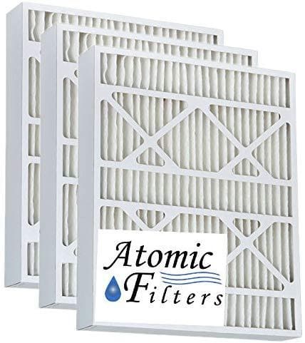 Atomic 16x25x4 MERV 11 Pleated HVAC Air Filter - 3 Pack | High Efficiency Furnace & AC Filter for Allergies, Dust & Pet Dander | Perfect for Home, Office & Commercial Use