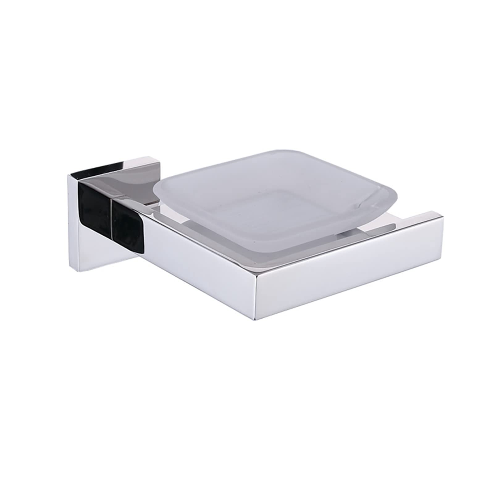 Premium 304 Stainless Steel Soap Dish with Removable Tray - Rustproof Bathroom & Kitchen Soap Holder for Shower, Sink Countertop - Modern Silver Soap Dispenser Organizer for Bath, Balcony & Vanity Decor