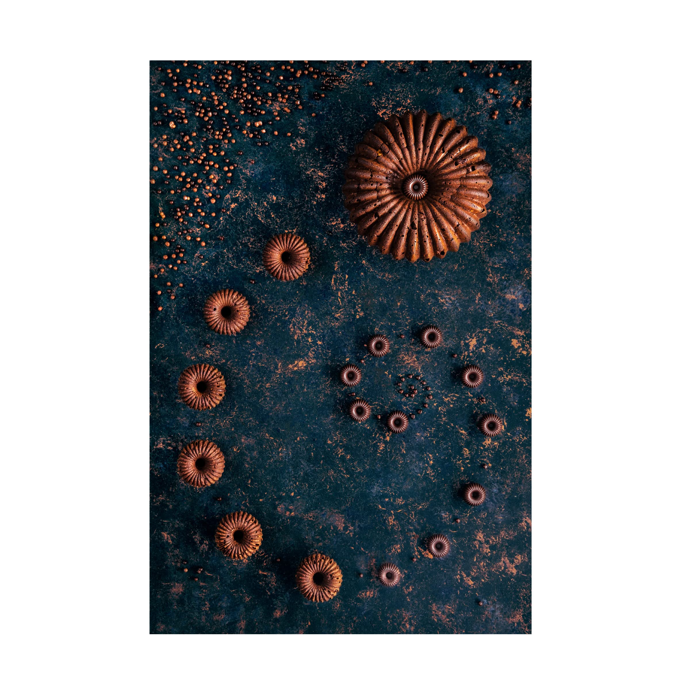 Denisa Vlaicu 'Chocolate Bundt Cake' Canvas Wall Art Print - Premium Home Decor for Kitchen, Dining Room & Coffee Shop Aesthetic