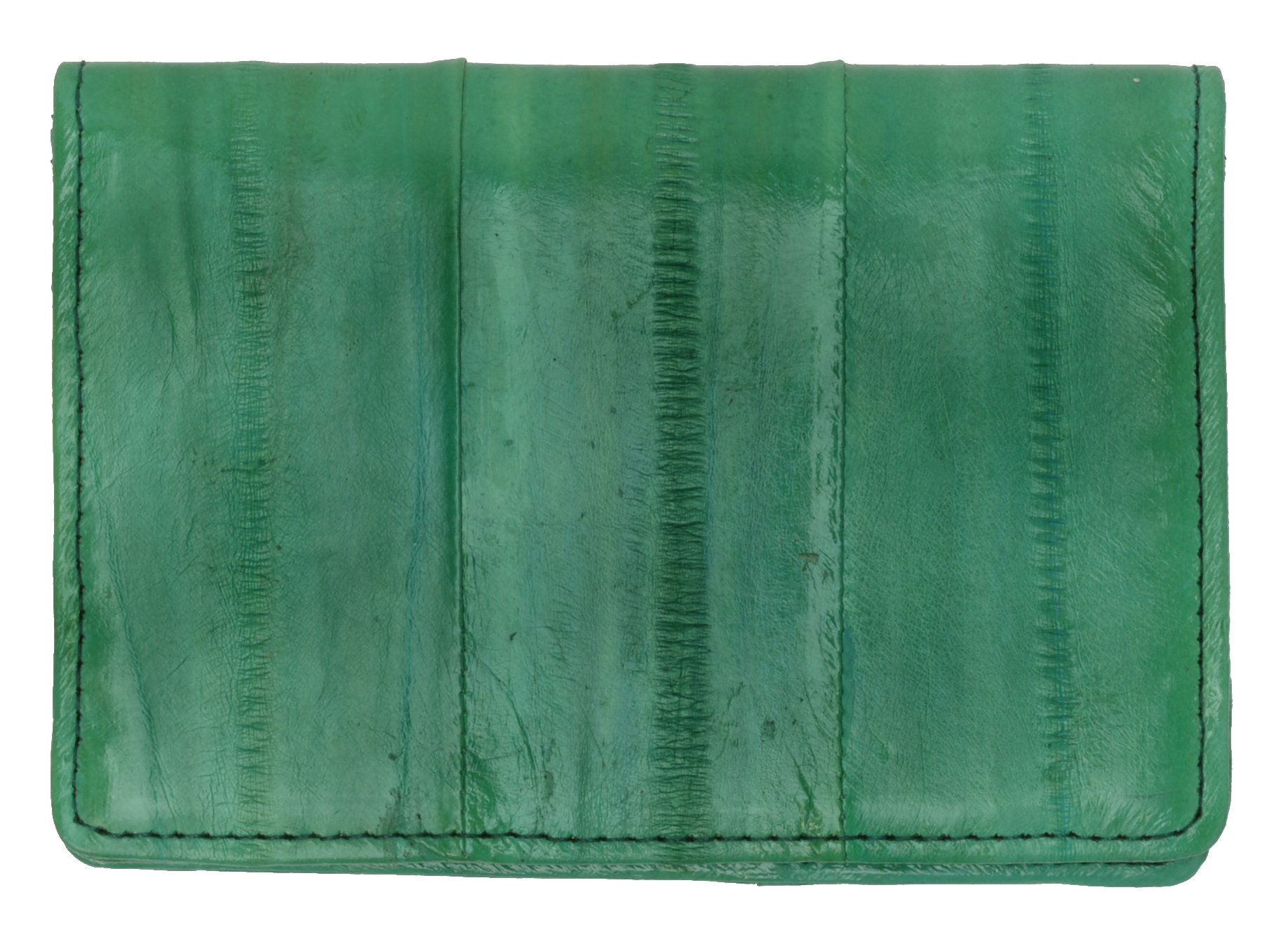 Premium Eel Skin Leather Business Card Holder with ID Window - Slim RFID Blocking Credit Card Case for Men & Women - Perfect for Office, Travel, and Professional Networking