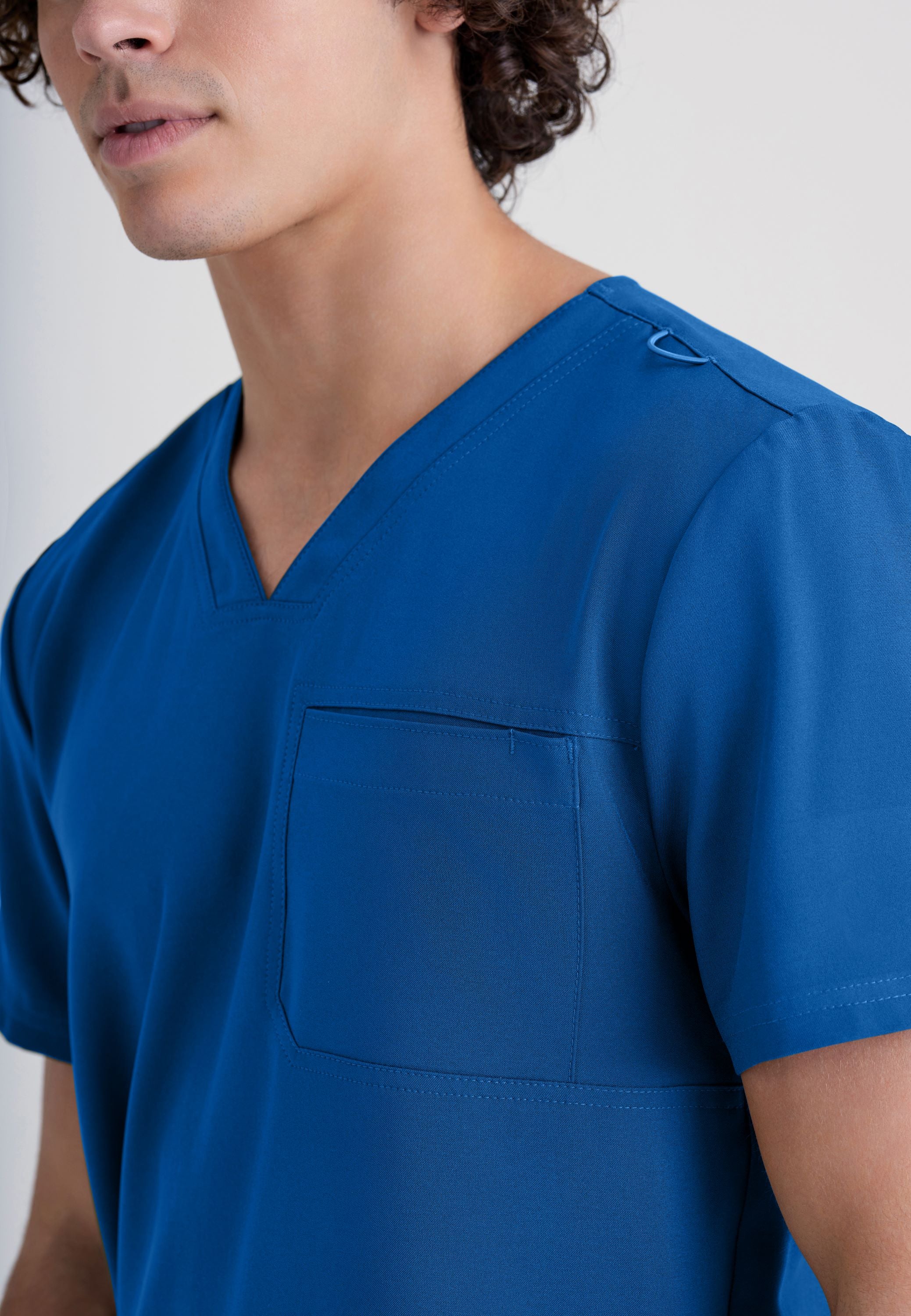 Men's Journey Scrub Top - Comfortable Medical Uniform for Doctors & Nurses (Sizes 2XL to 5XL) - Perfect for Hospitals, Clinics & Healthcare Professionals