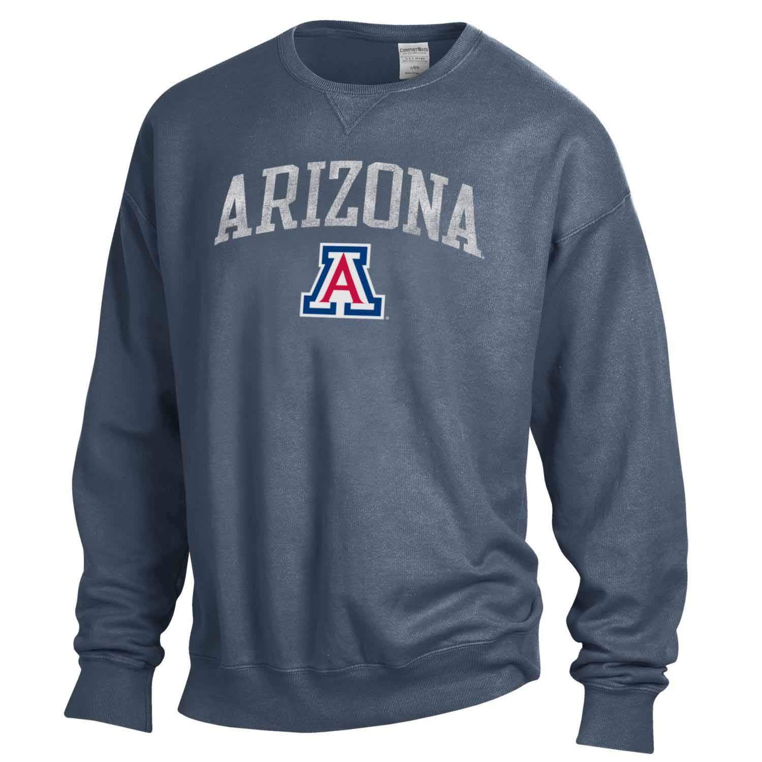 Ultra Soft Comfort Wash Crewneck Sweatshirt for Adults - Cozy Casual Wear for Campus, Outings & Lounge - Campus Colors Collection