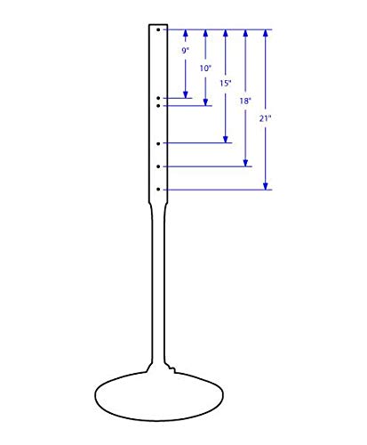 Heavy Duty B-14 Flattened Post and Base with Nuts & Bolts - 28 lbs Load Capacity - Ideal for Construction, Fencing, and Structural Support