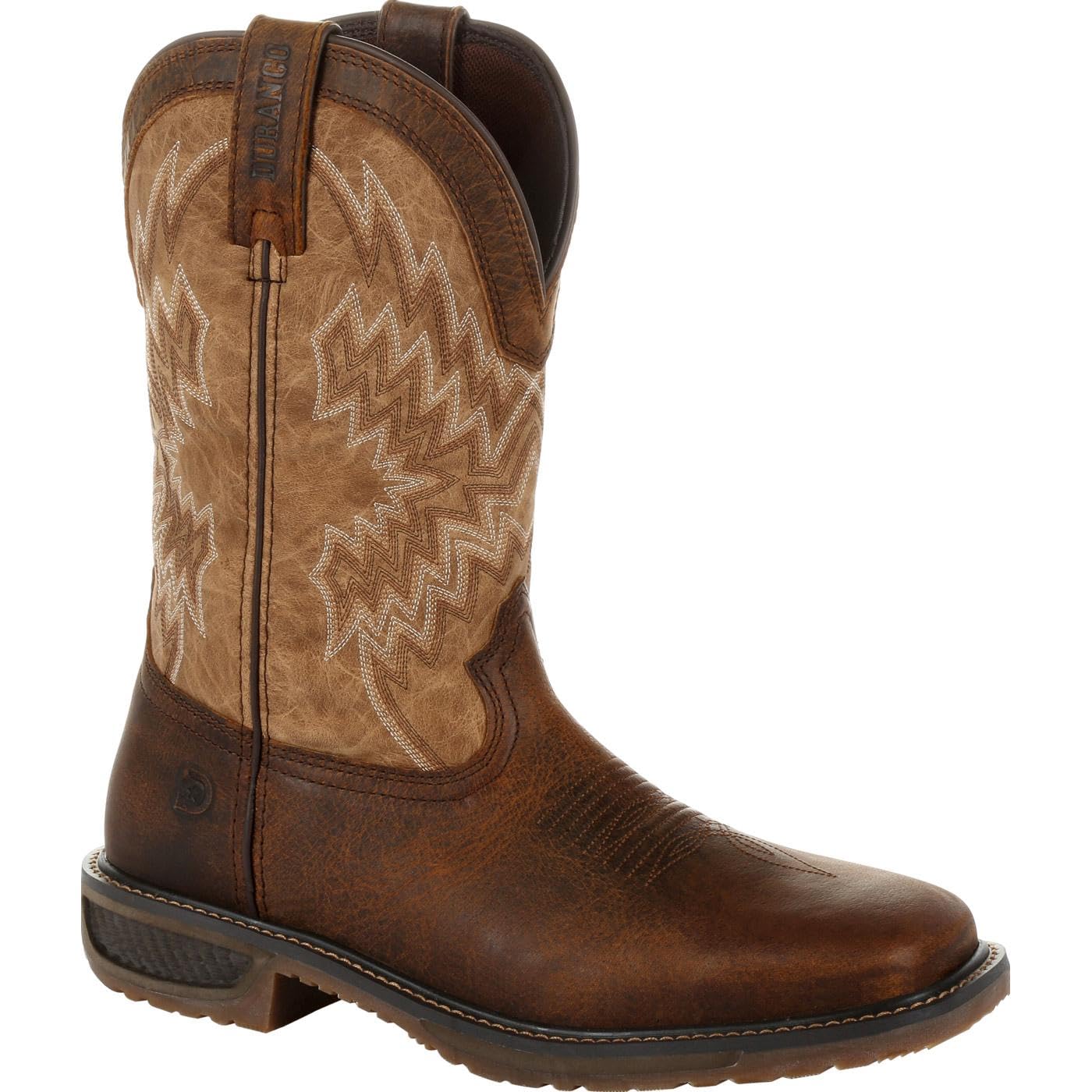 Durango Men's Workhorse Western Boot - Durable Leather Cowboy Boots for Work & Riding | Comfortable & Stylish for Ranch, Rodeo & Outdoor Activities