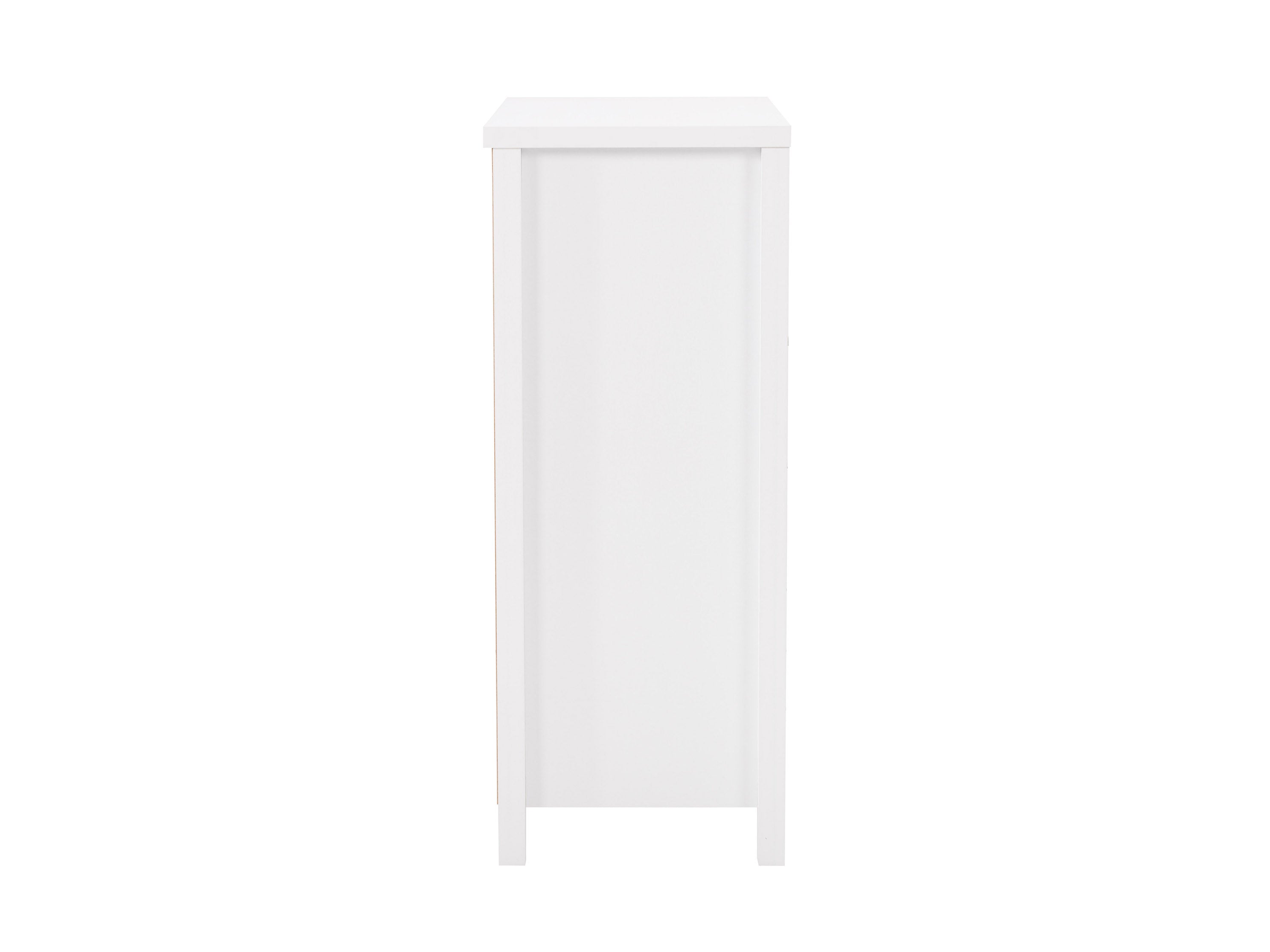 White 5-Drawer Dresser for Bedroom - Modern Wooden Chest of Drawers with Smooth Gliding, Spacious Storage for Clothes & Accessories | Perfect for Home, Dorm, Apartment Organization