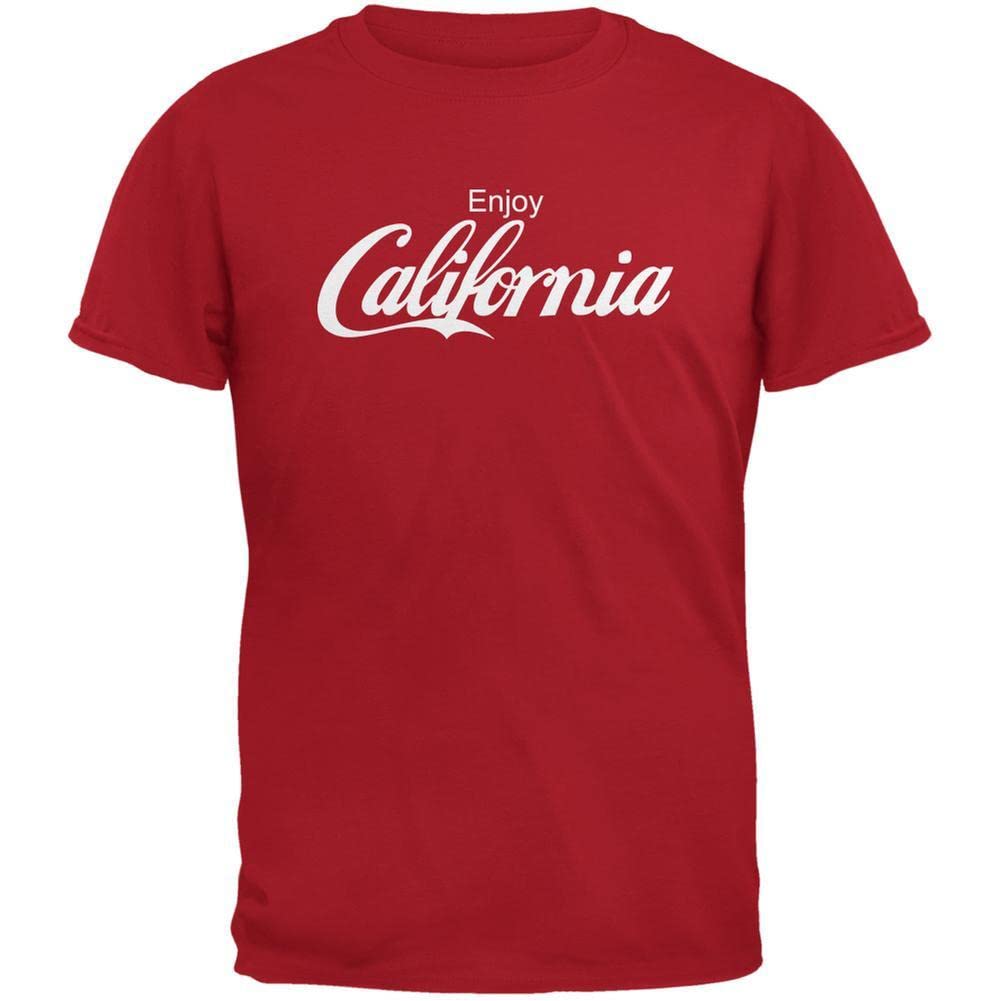 California Red Adult T-Shirt - Soft Cotton Comfort Fit Tee for Men & Women | Perfect for Casual Wear, Beach Outings & Summer Fashion