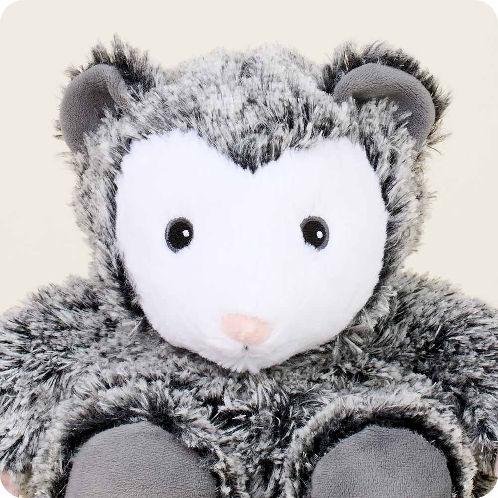 Cozy Opossum Warmies Plush Stuffed Animal - Soft & Cuddly Heating Pad for Kids & Adults - Perfect for Stress Relief, Anxiety Comfort & Bedtime Snuggles - Microwaveable Heating Pad for Cold Nights & Relaxation
