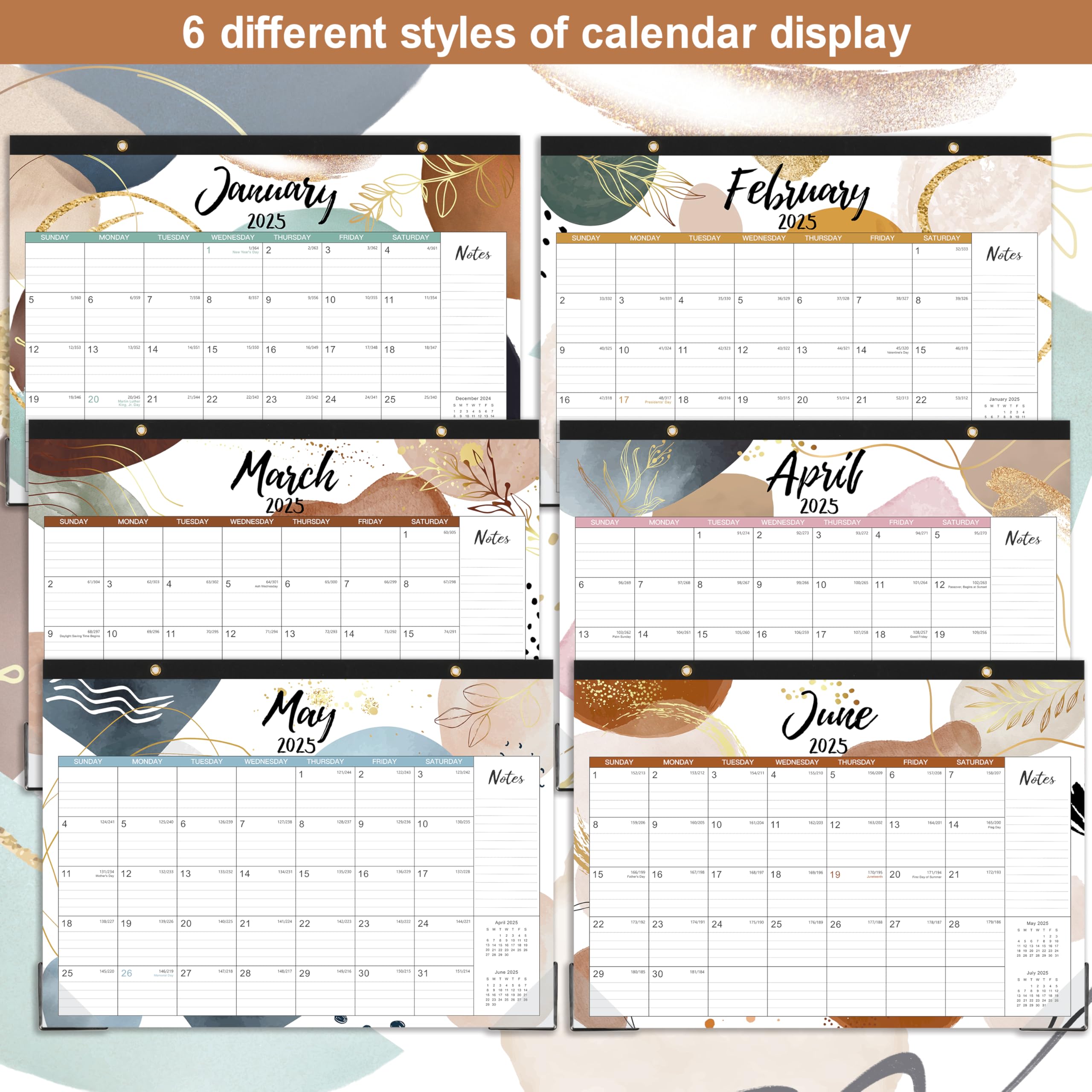 2025 Desk Calendar - Large 17