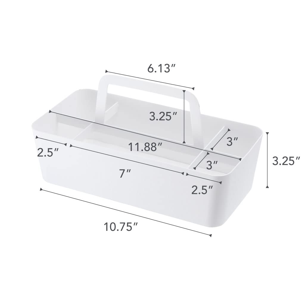 Yamazaki Home Steel Tower Tool Box - Durable Storage Organizer for Garage, Workshop & DIY Projects