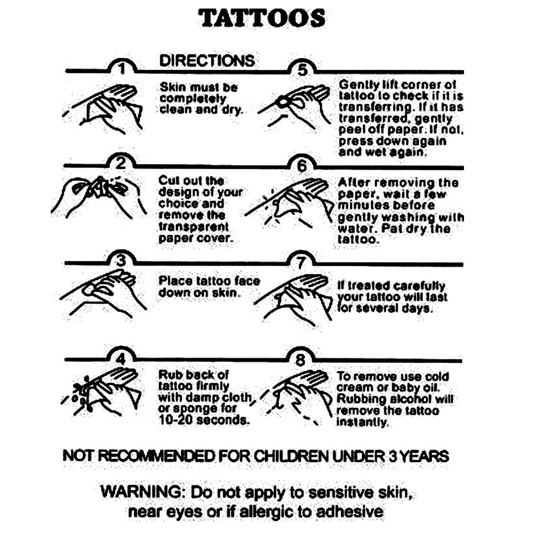 AFH Maa Waterproof Temporary Tattoo Stickers for Men & Women - Long Lasting Fake Body Art for Parties, Halloween & Cosplay