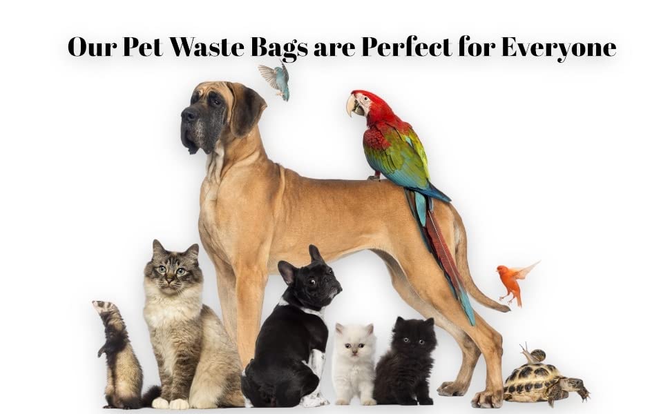 Premium Sand Dipper Cat Litter Waste Bags | Extra Thick Odor-Proof & Leak-Proof | Medium Size 50 Rolls | Ideal for Daily Litter Box Cleaning & Travel Use