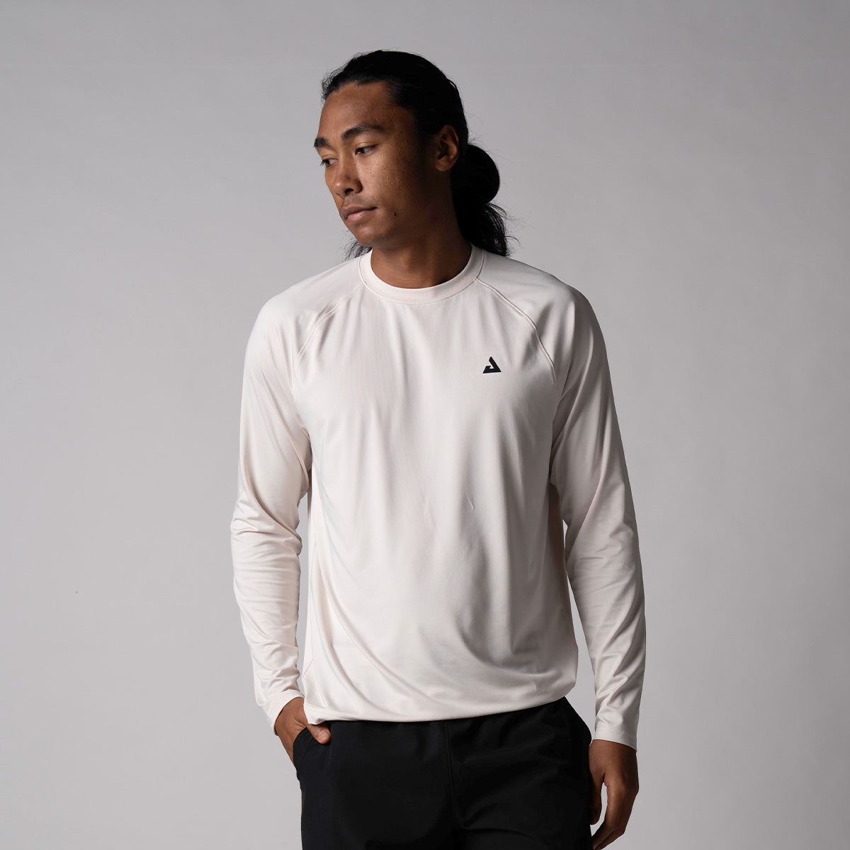 Men's Long Sleeve Tennis Shirt - Breathable Moisture-Wicking Performance Top for Court Sports & Casual Wear