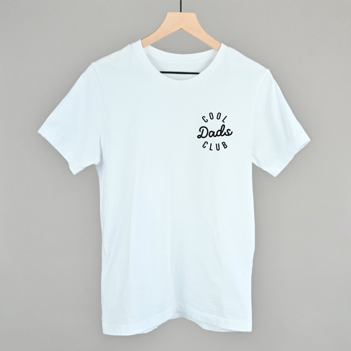 Cool Dads Club Graphic T-Shirt - Left Chest Print - Funny Father's Day Gift - Casual Wear for Dads, Outings & Family Events