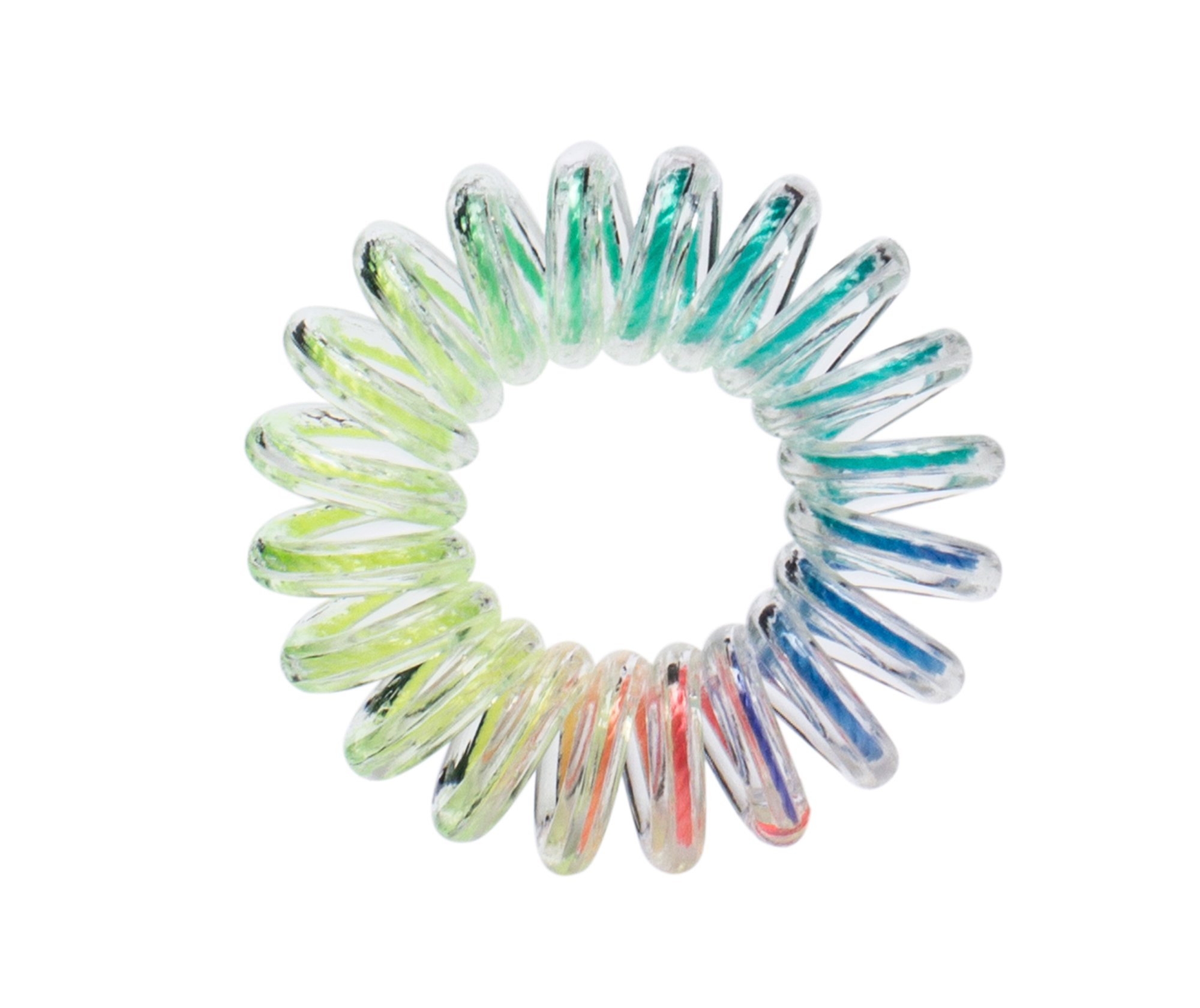 Invisibobble Kids Magic Rainbow Spiral Hair Ties - No Ouch Hair Rings for Girls & Boys (3 Pack, Colorful) - Perfect for School, Sports & Playtime