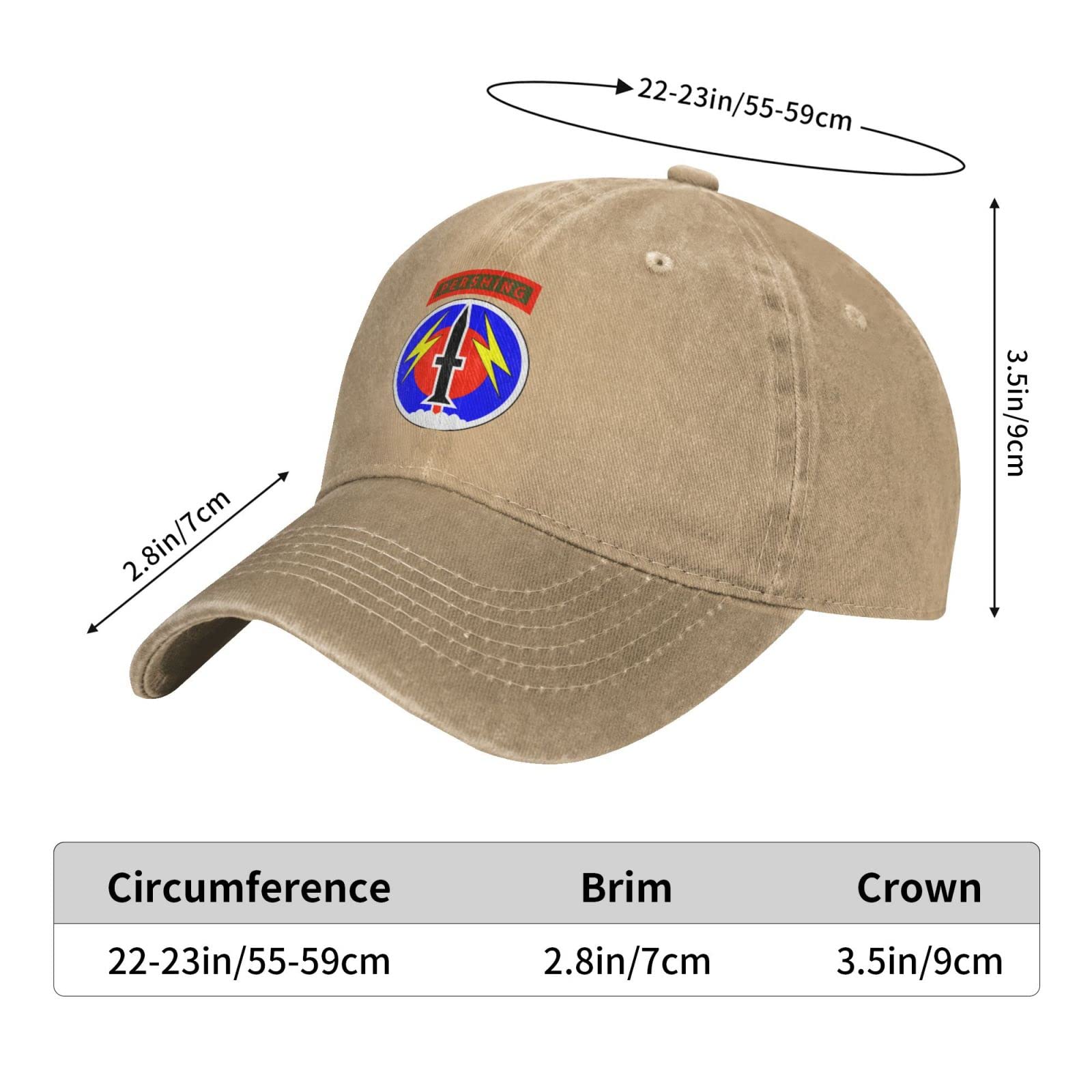 56th Field Artillery Command Cowboy Hat for Men & Women - Adjustable Cotton Denim Baseball Cap - Perfect for Military Events, Outdoor Adventures & Casual Wear