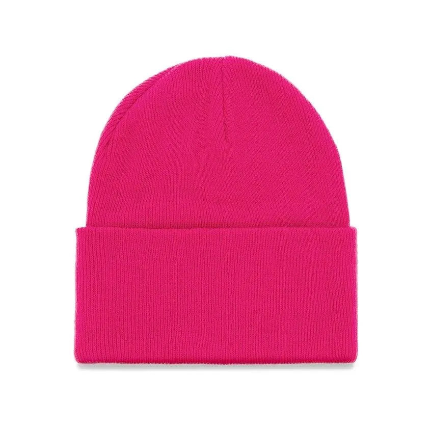 Converse Embroidered Patch Pink Beanie - Stylish Winter Hat for Women & Men - Perfect for Outdoor Activities, Sports, and Casual Wear