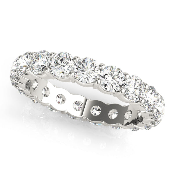 0.02 PT RD Prong Eternity Ring - Dainty Diamond Wedding Band for Women, Perfect for Anniversary Gifts & Everyday Elegance