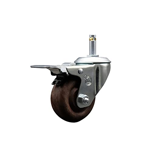 Swivel - Total Lock Brake - Brown
