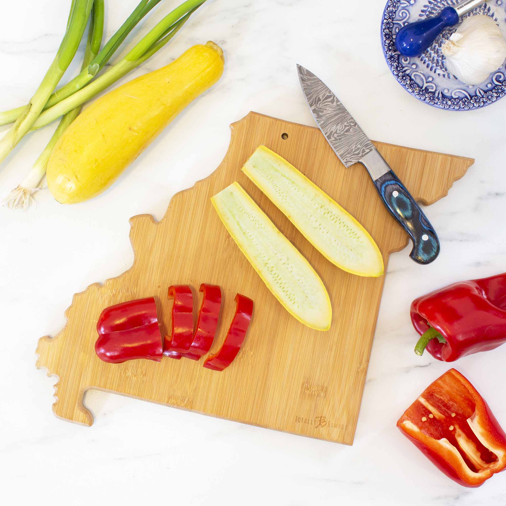 Premium Missouri-Themed Wooden Cutting Board 11.75
