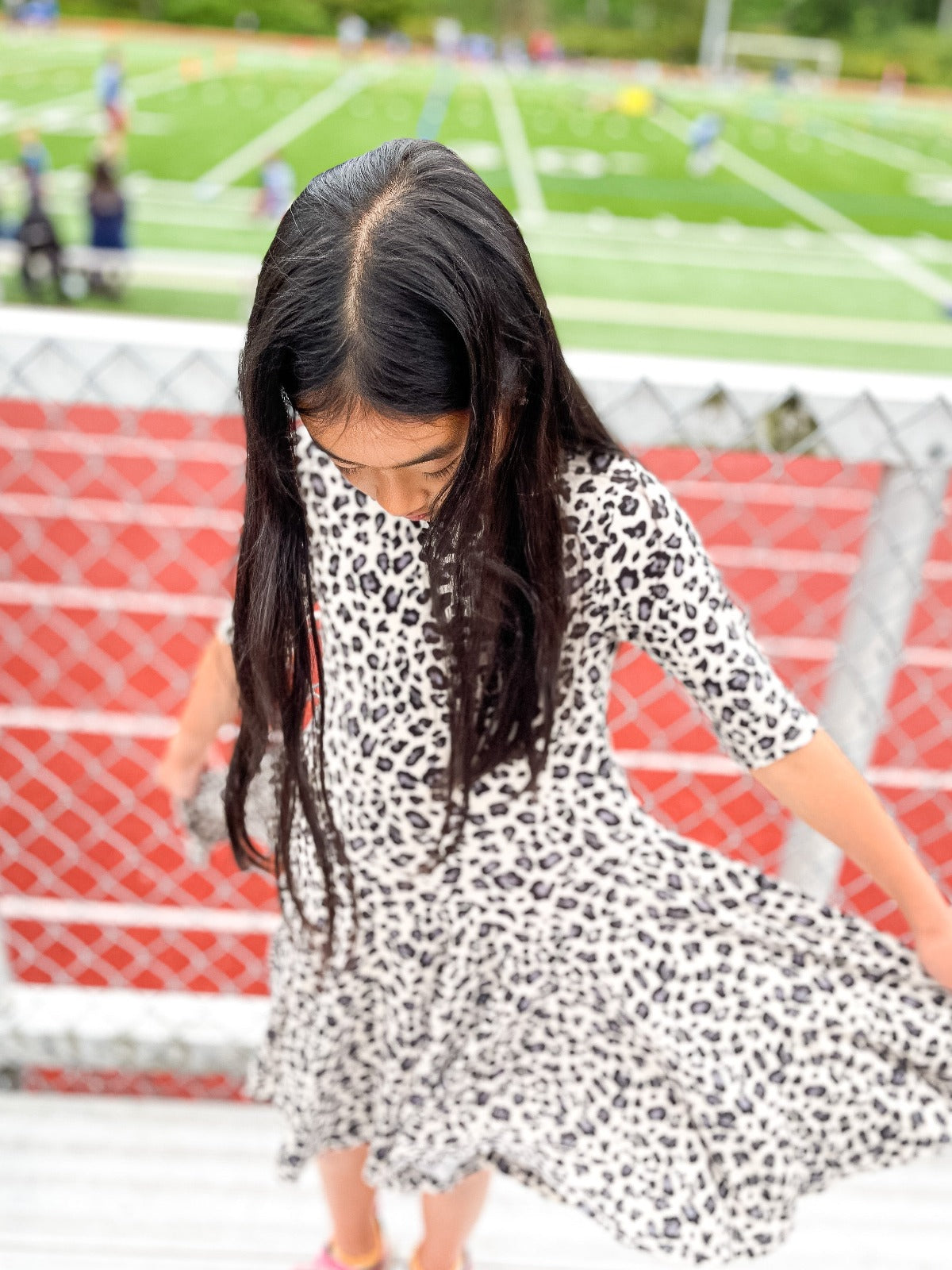 Elegant Ballet Leotard with Cheetah Print | Stretchy Dancewear for Ballet, Jazz & Performance | Perfect for Recitals, Classes & Dance Competitions