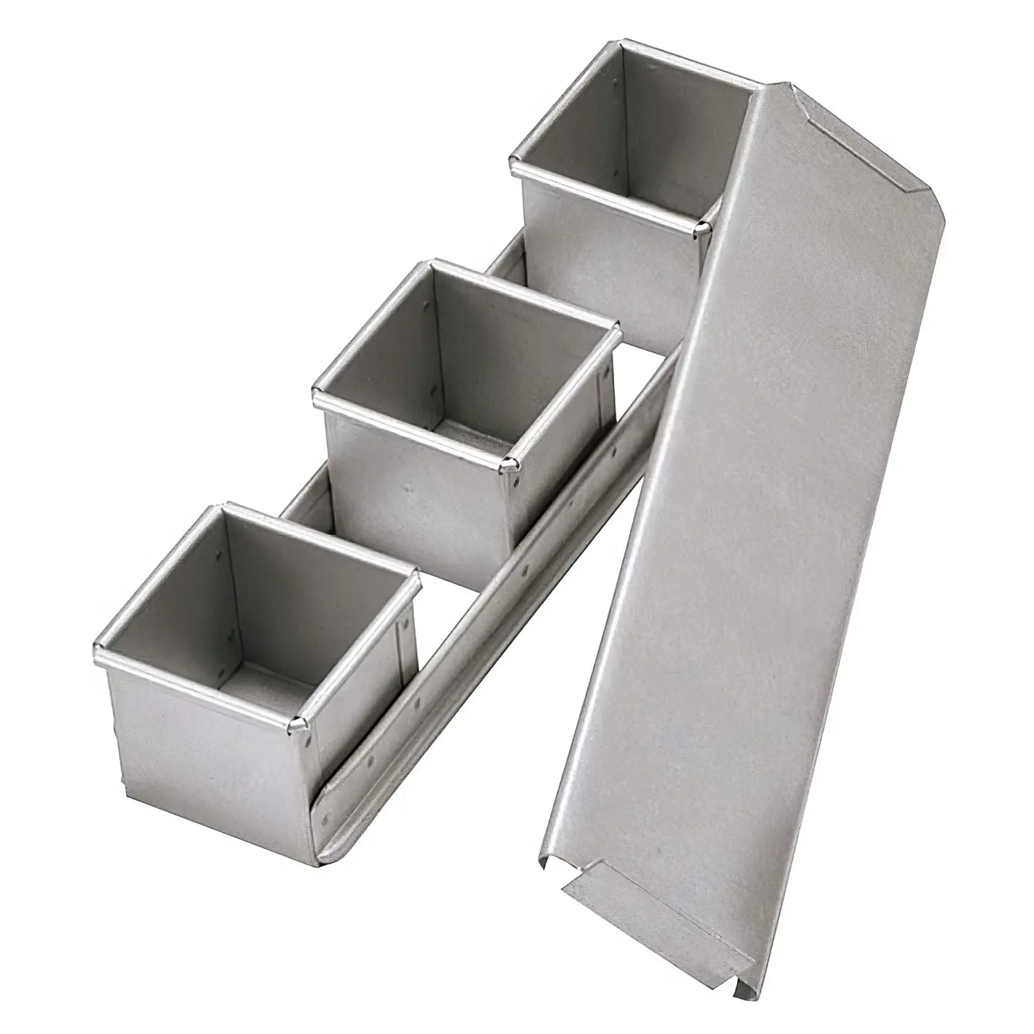 EBM Altaite Linked Mini Loaf Pan Set of 3 - Nonstick Baking Bread Pans for Perfect Homemade Loaves, Muffins & Banana Bread | Ideal for Small Batch Baking, Holiday Treats & Gift Giving
