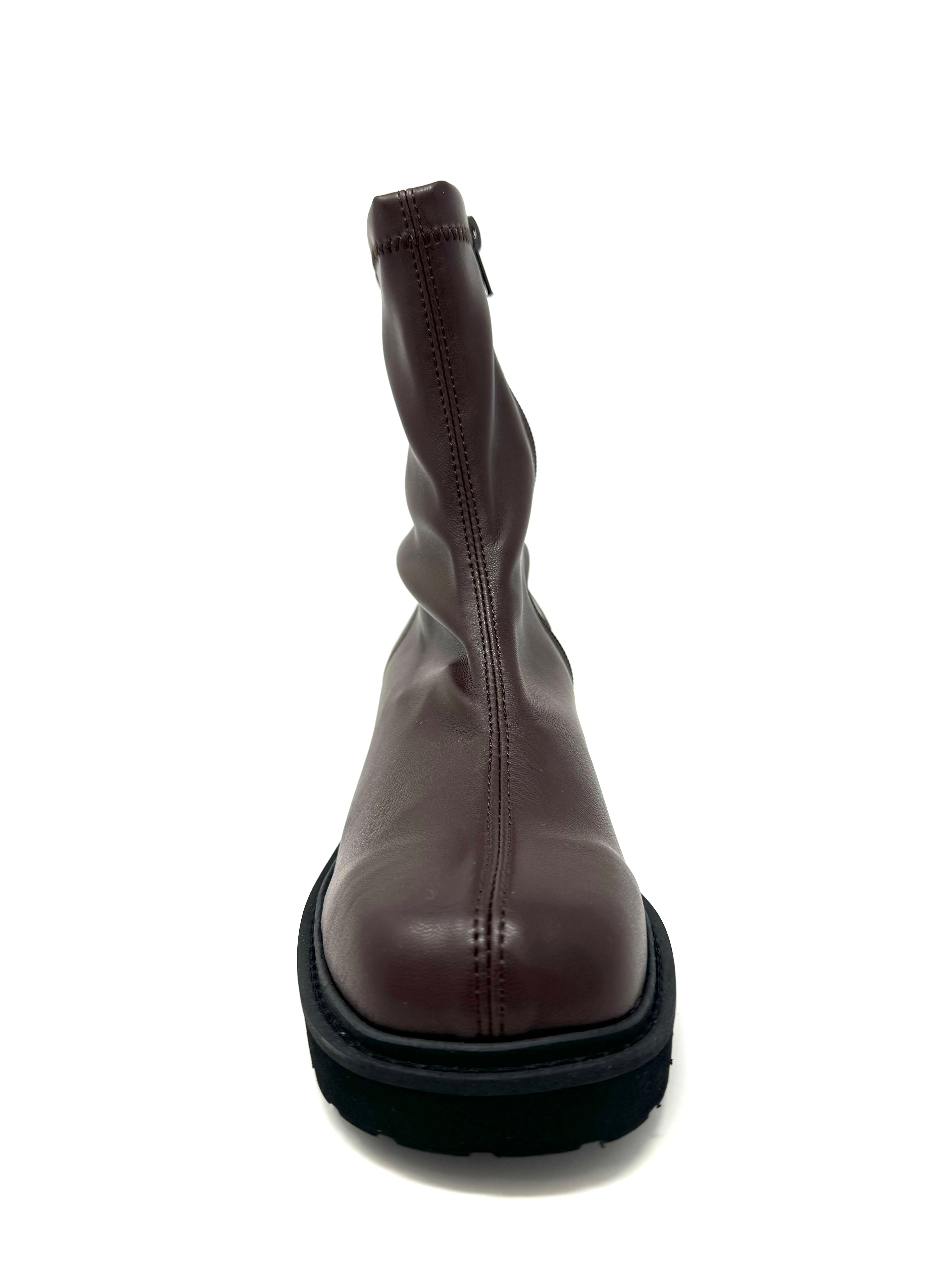 Novacas Erica Stretch Boot in Walnut - Comfortable & Stylish Ankle Boots for Women | Perfect for Casual Outings, Office Wear & Date Nights
