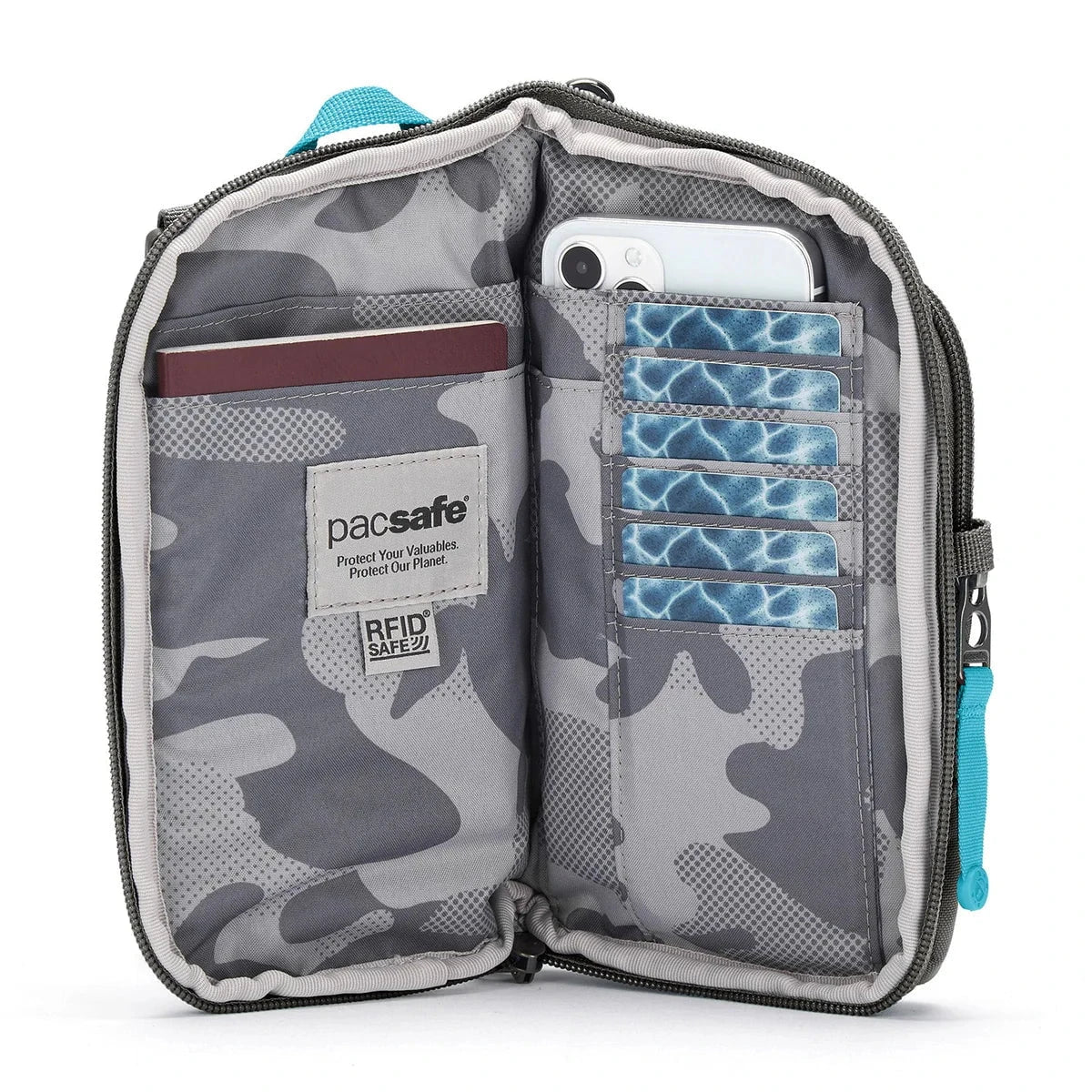 Pacsafe GO Anti-Theft Crossbody Bag - Secure Travel & Commuting Essentials for Women & Men - Perfect for Daily Use, Work, and Outdoor Adventures