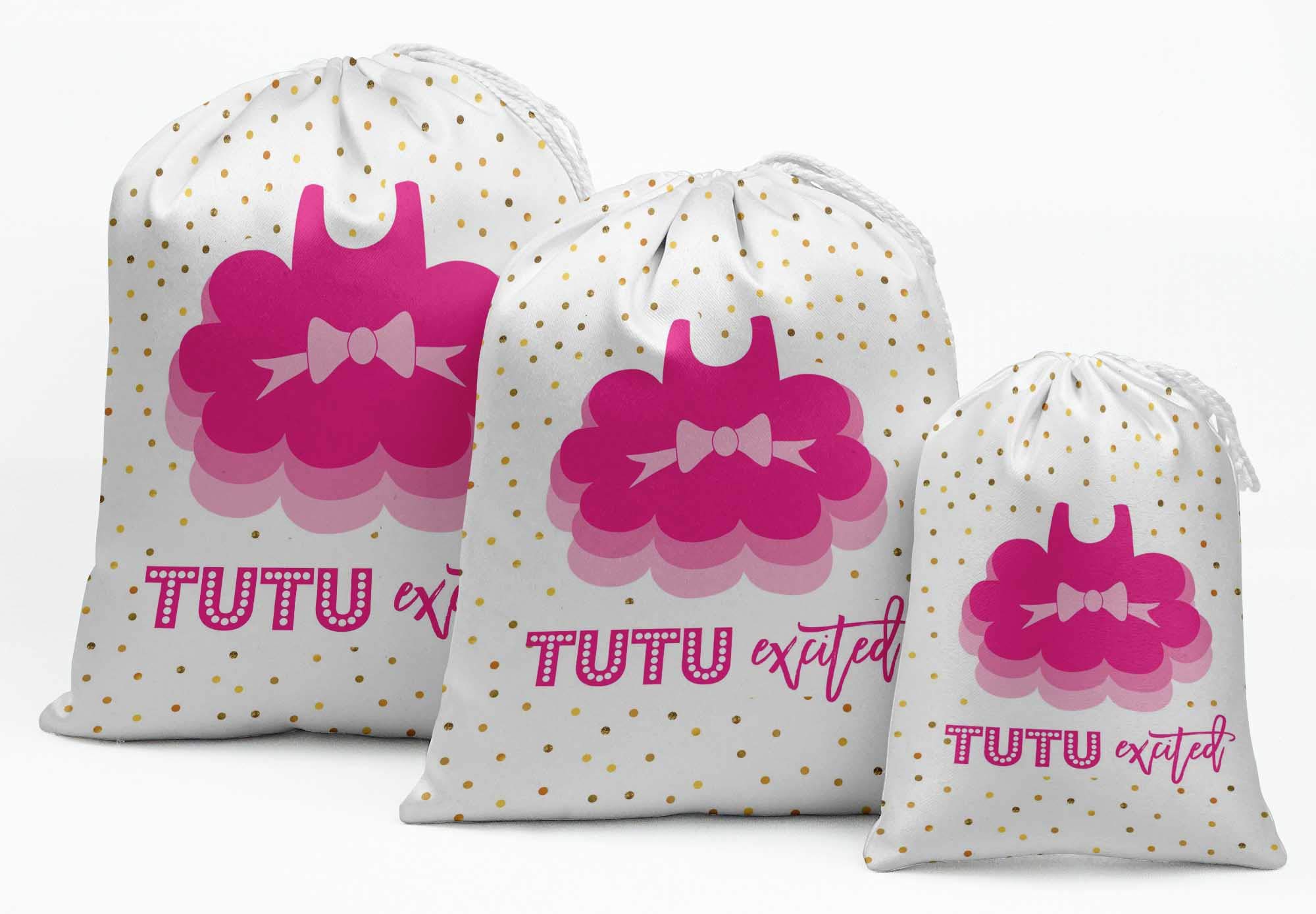 White Tutu Baby Shower Party Favor Bags - 15 Pack Premium Gift Pouches for Newborn Celebrations & Gender Reveal Parties
