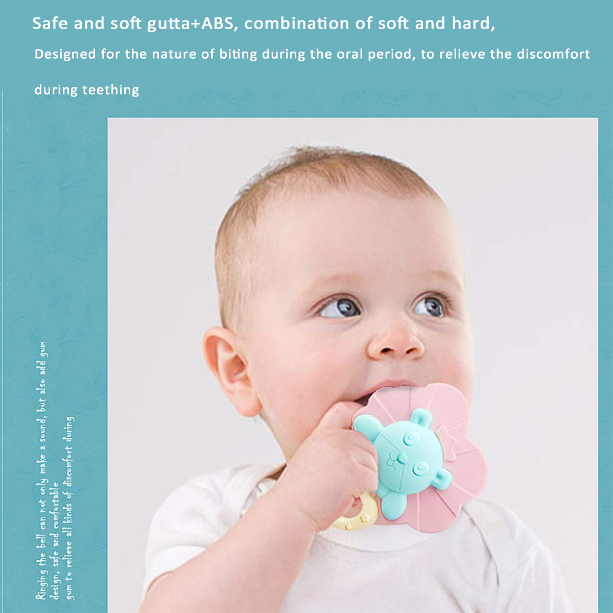 12pcs Baby Teething Toys for 6-12 Months - Safe Silicone Teethers & Chew Toys for Soothing Sore Gums | Perfect Infant Teething Supplies & Developmental Toys for Home, Travel & Daycare Use