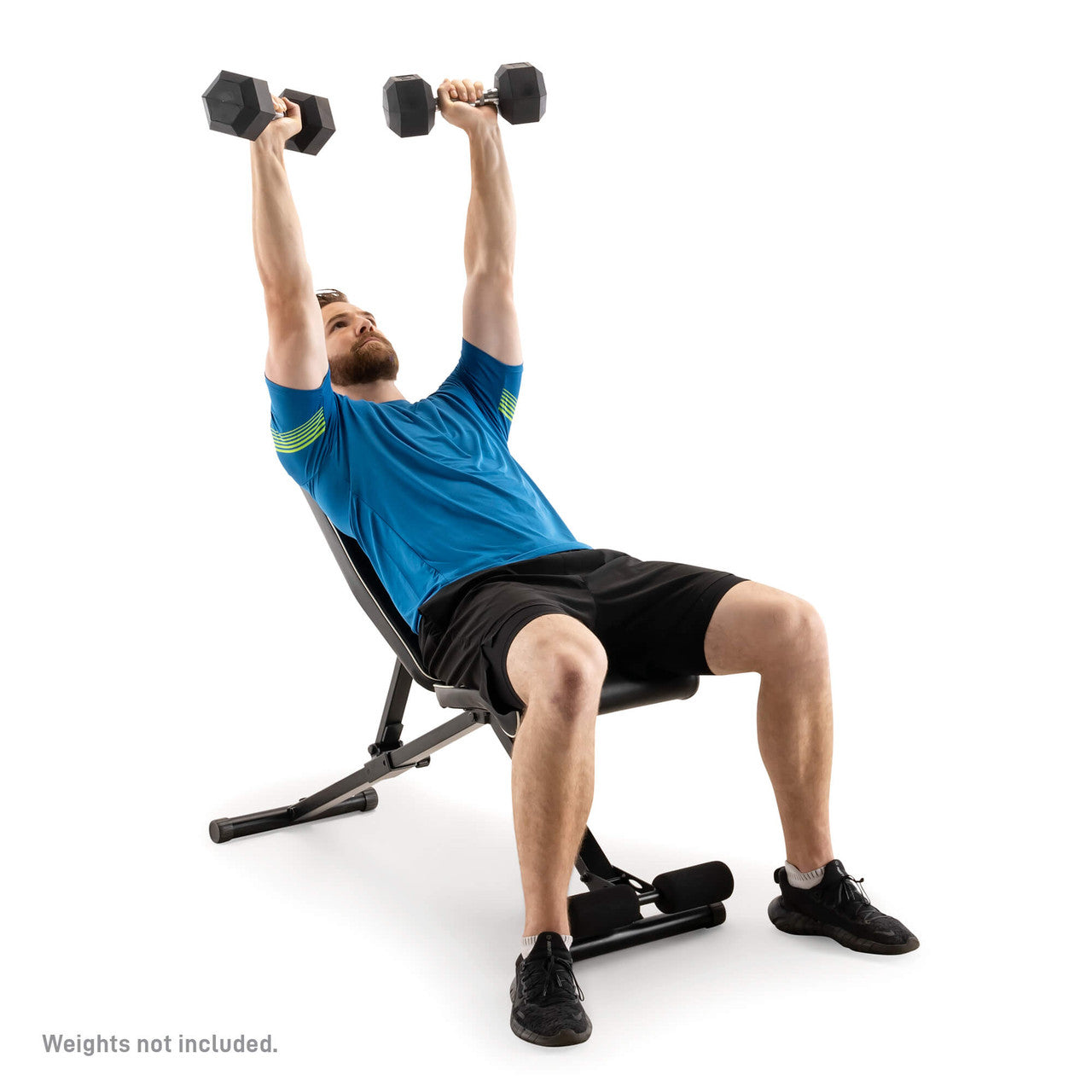 Marcy SB-7485 Utility Bench - No Assembly Required, Adjustable Weight Bench for Home Gym & Strength Training - Perfect for Dumbbell Workouts, Sit-Ups & Full-Body Exercises