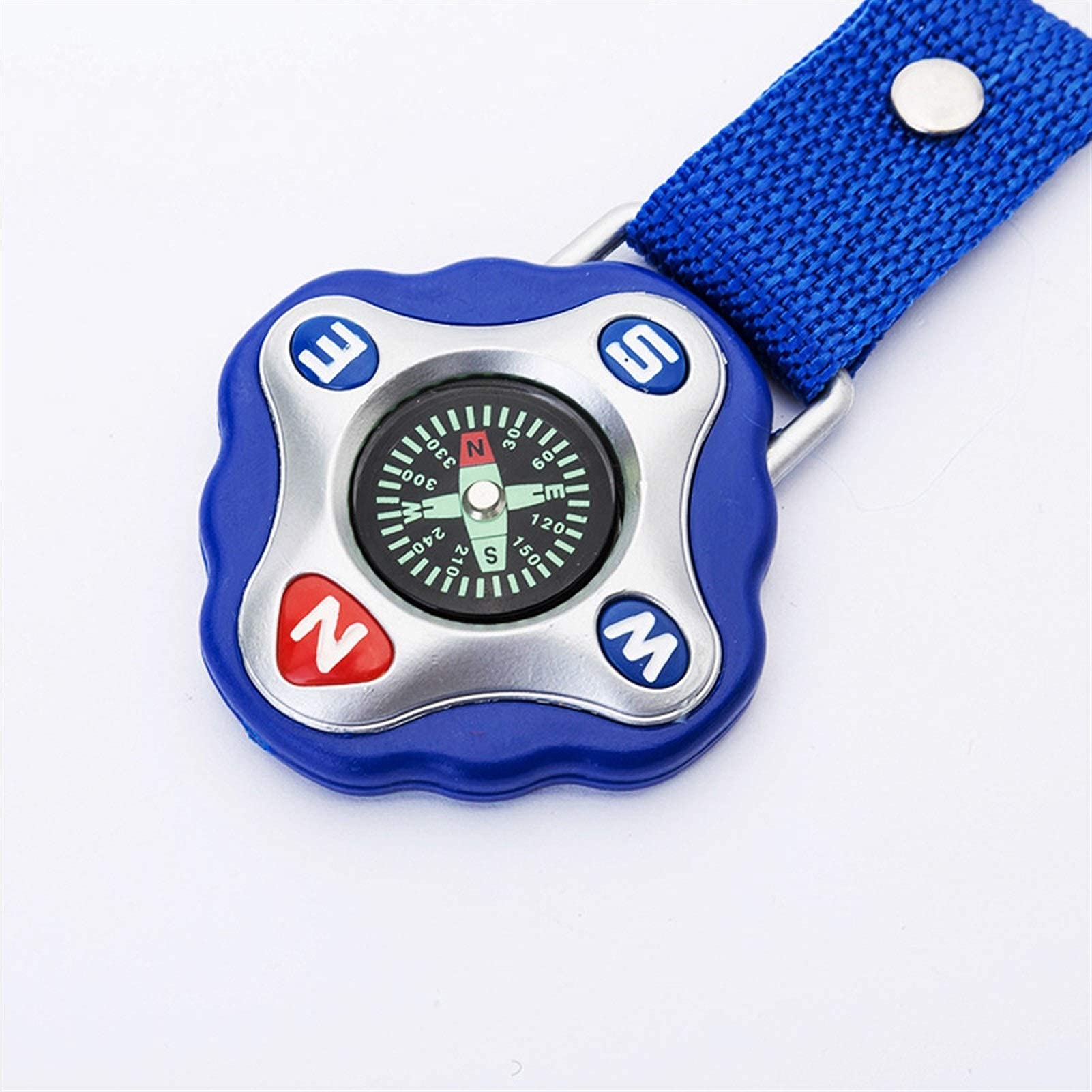 Outdoor Survival Compass Keychain - Anti-Lost Multi-Functional Directional Key Ring for Hiking, Camping & Travel Accessories | Perfect for Backpacking, Emergency Kits & Outdoor Adventures