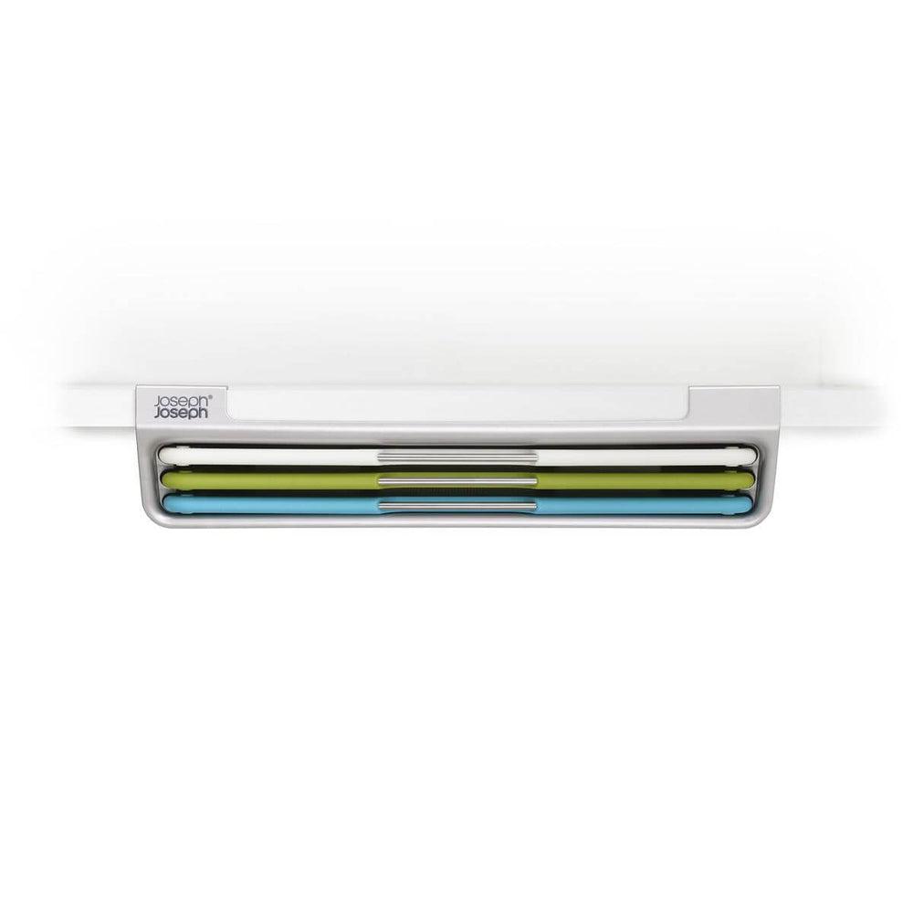 Joseph Joseph Folio Slim 3-Piece Under Shelf Cutting Board Set - Space-Saving Kitchen Organizer for Small Spaces, Perfect for Apartments & RVs
