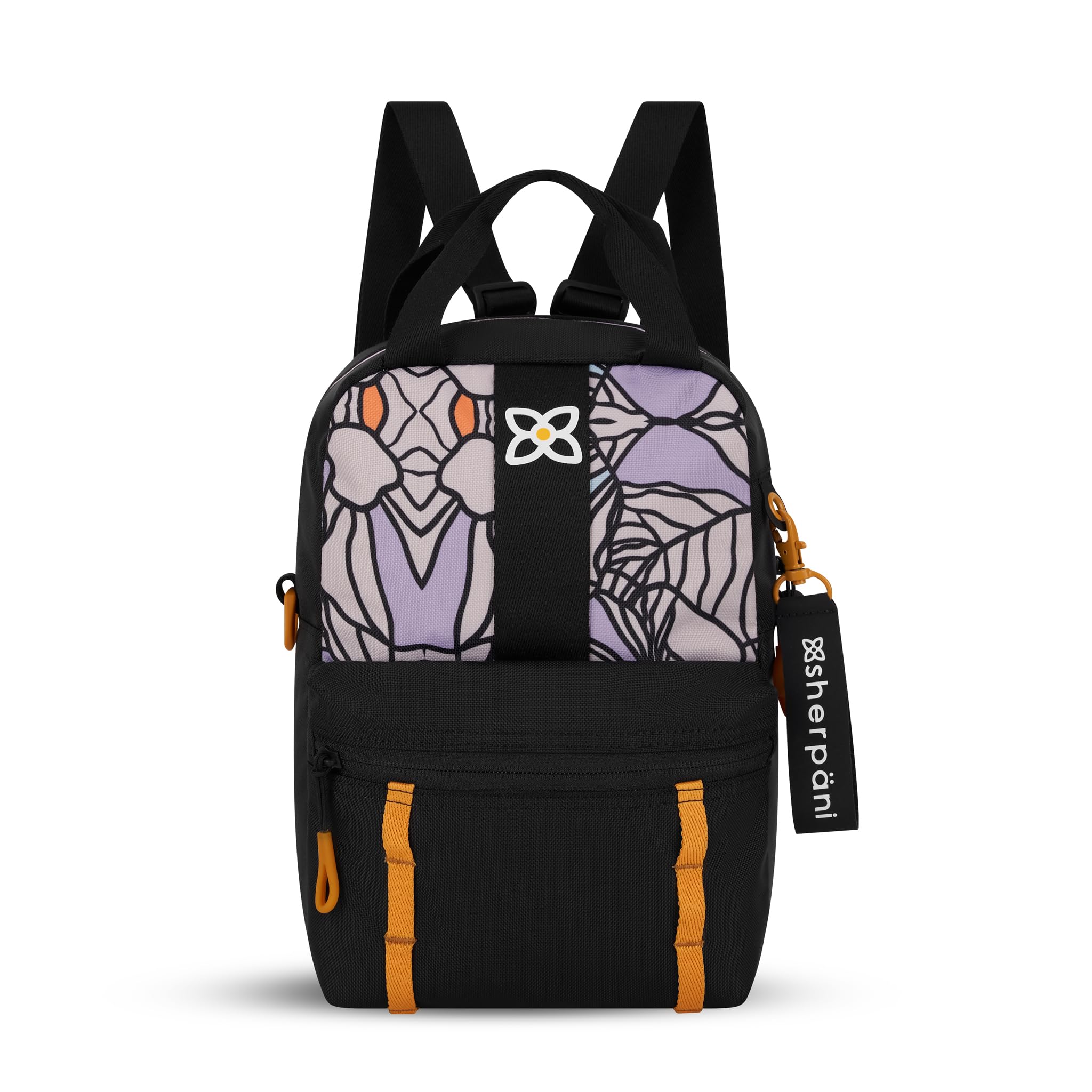Sherpani Logan Mini Backpack for Women - RFID Travel Purse & Nylon Tote Bag for Daily Commute & Outings