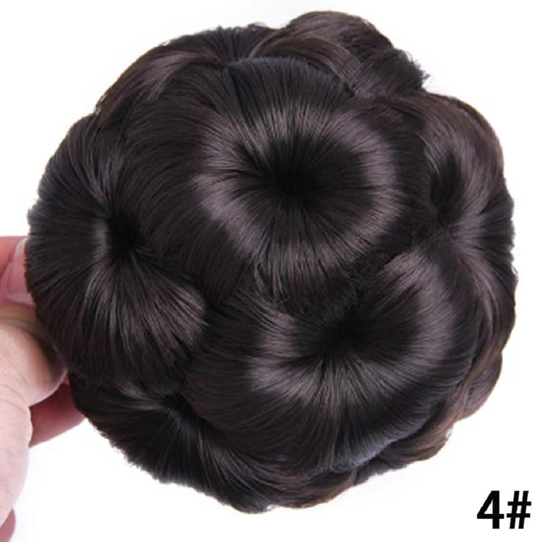 Abrish Simple Hair Juda Bun for Women - Elegant Updo Hair Accessory for Weddings, Parties & Everyday Style