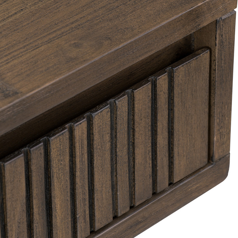 HAMILTON Study Desk 140cm - Solid Oak & Acacia Veneer, Toffee Finish - Perfect for Home Office, Study Room & Small Spaces