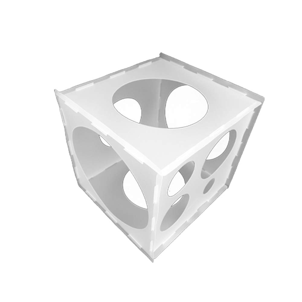 Acrice Collapsible Plastic Balloon Measuring Box with 9 Adjustable Hole Sizes - Perfect for Birthday Party Decorations, Baby Showers & Wedding Balloon Arrangements