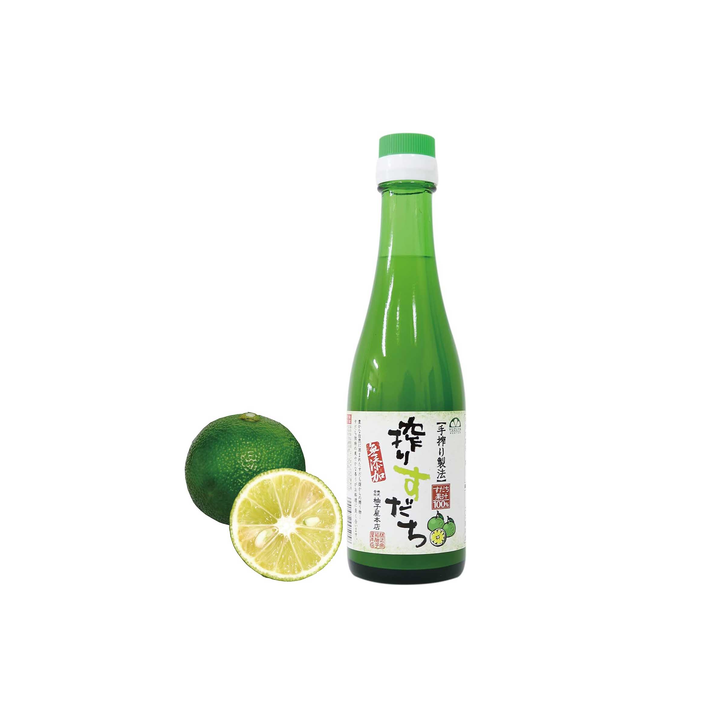 YUZUYA HONTEN 100% Pure Sudachi Juice - Unsweetened Japanese Citron Fruit Drink, 200ml Bottle | Perfect for Cocktails, Salad Dressings & Healthy Beverages