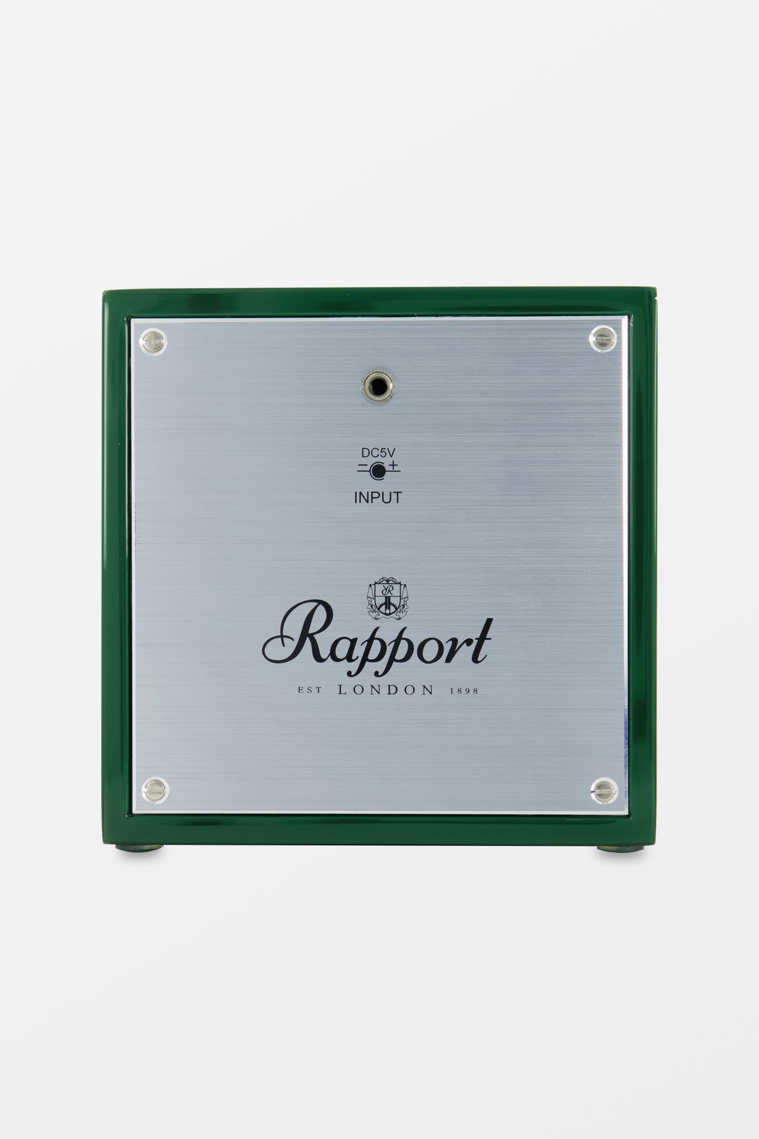 Rapport Racing Green Evolution Single Automatic Watch Winder - Premium Watch Storage for Men & Women - Perfect for Travel, Home, and Office Use