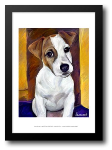 Baby Jack 17x23 Framed Art Print by Robert McClintock - Nursery Wall Decor, Kids Room Artwork, Baby Shower Gift