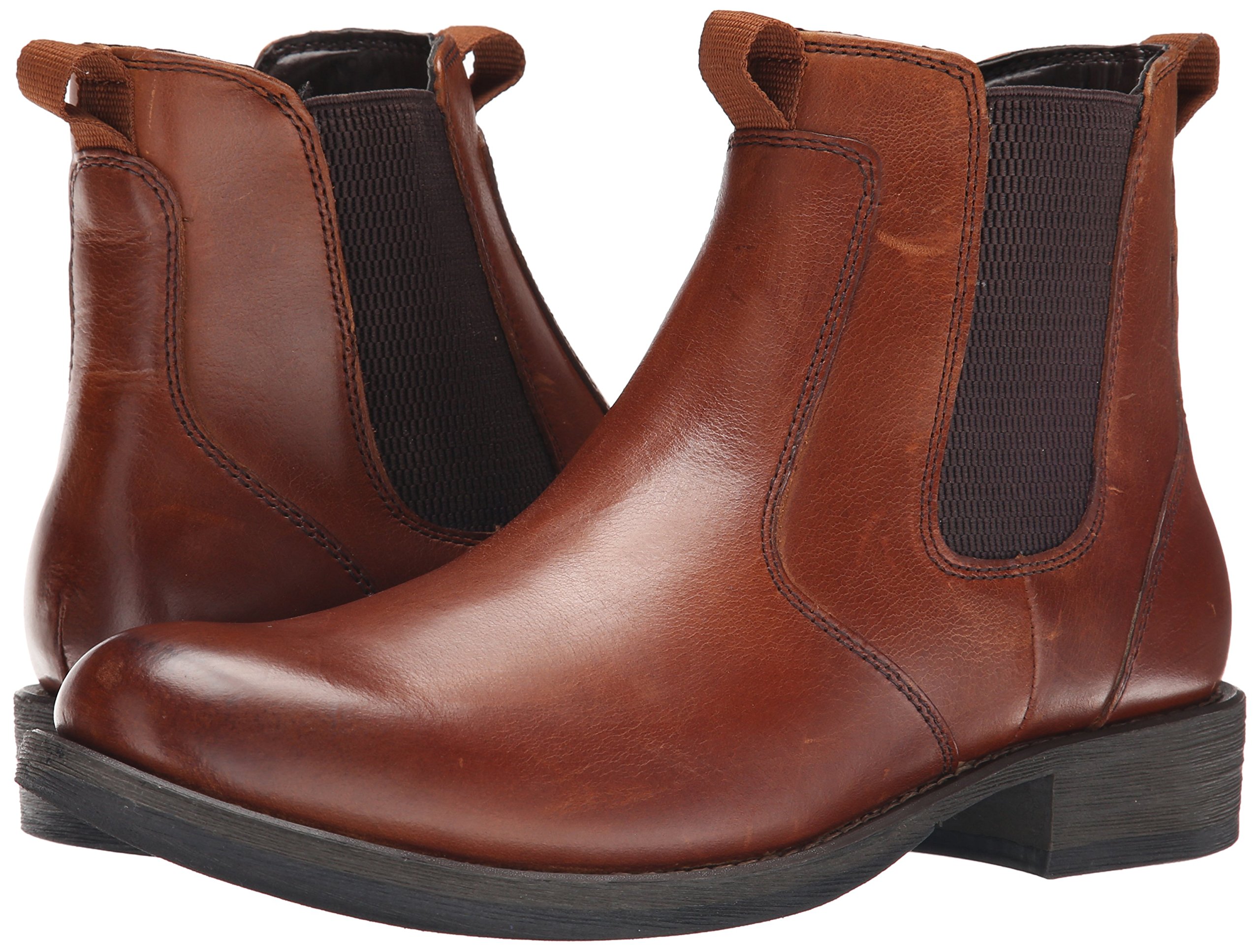 Eastland Men's Chelsea Boots - Comfortable Leather Ankle Boots for Everyday Wear, Tan Brown, Size 13 - Perfect for Casual Outfits, Office & Outdoor Activities