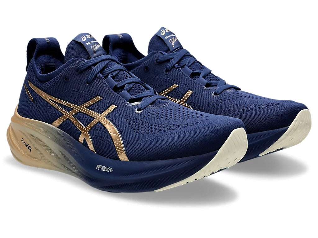 ASICS Gel-Nimbus 26 Platinum Running Shoes - Premium Cushioned Sneakers for Men & Women - Perfect for Long-Distance Running, Marathon Training & Everyday Comfort