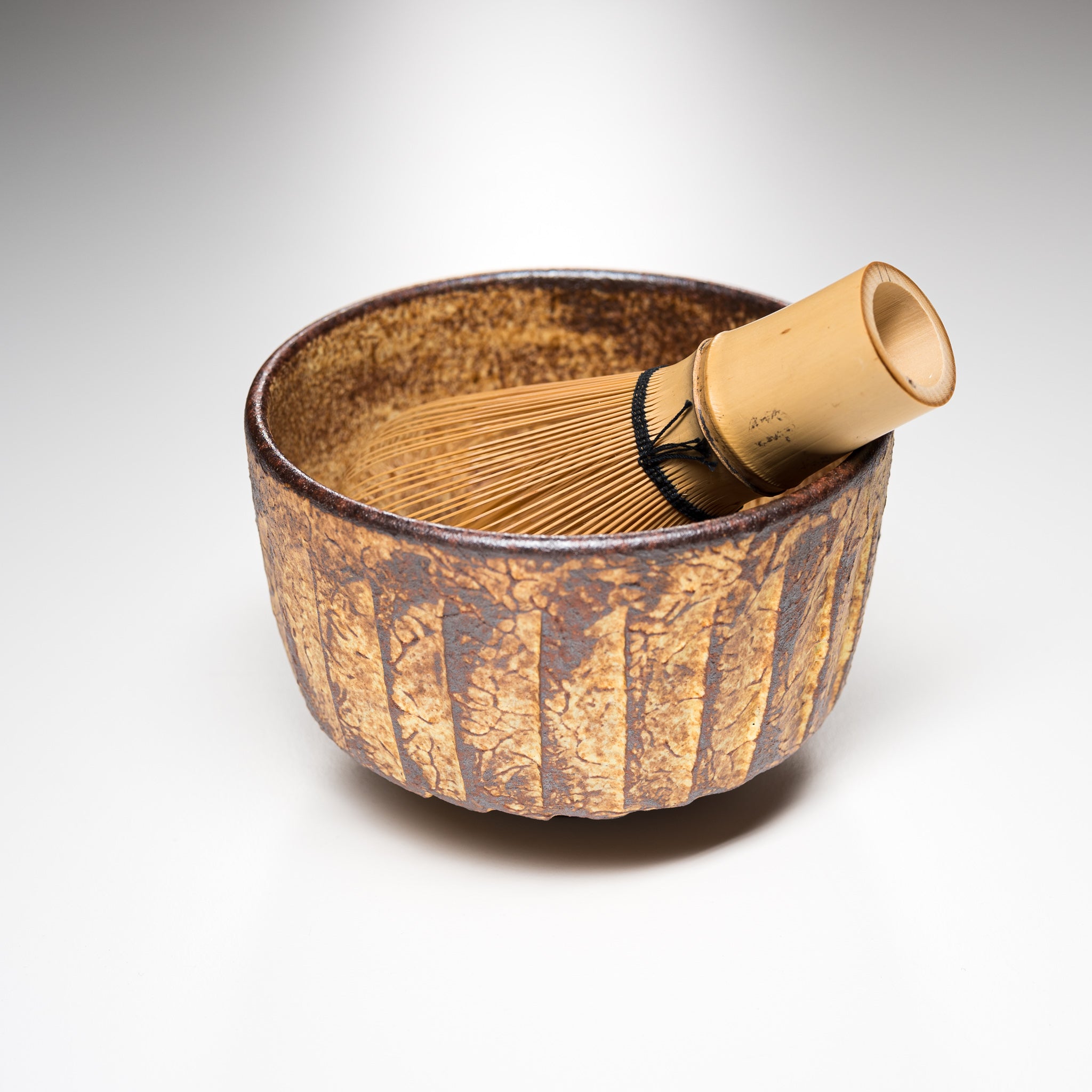 Handmade Kyo Kiyomizu Ware Matcha Bowl - Sogimon Yellow - Authentic Japanese Tea Ceremony Cup for Matcha, Green Tea & Traditional Zen Tea Drinking Rituals
