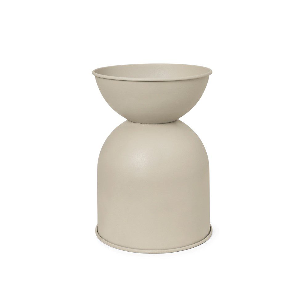 FERM LIVING Hourglass Pot H73cm Large - Modern Cashmere Planter for Home & Office Decor - Perfect for Indoor Plants, Succulents, and Floral Arrangements